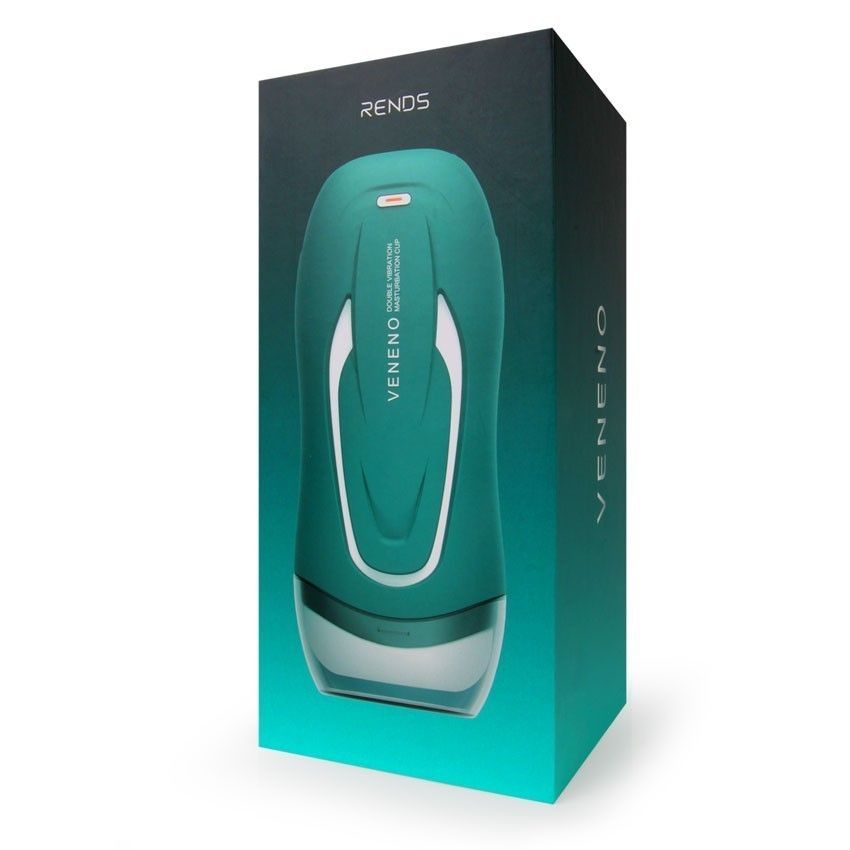 Зеленый вибромастурбатор с голосовым сопровождением Veneno 8