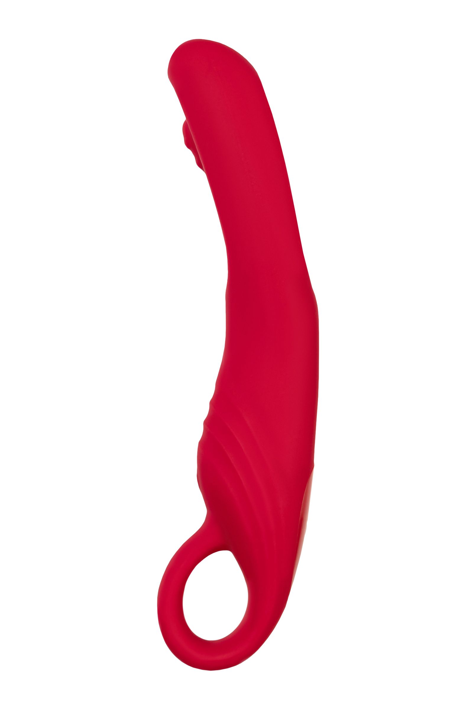 Малиновый стимулятор с двигающимся язычком Begonia - 18,5 см. 5