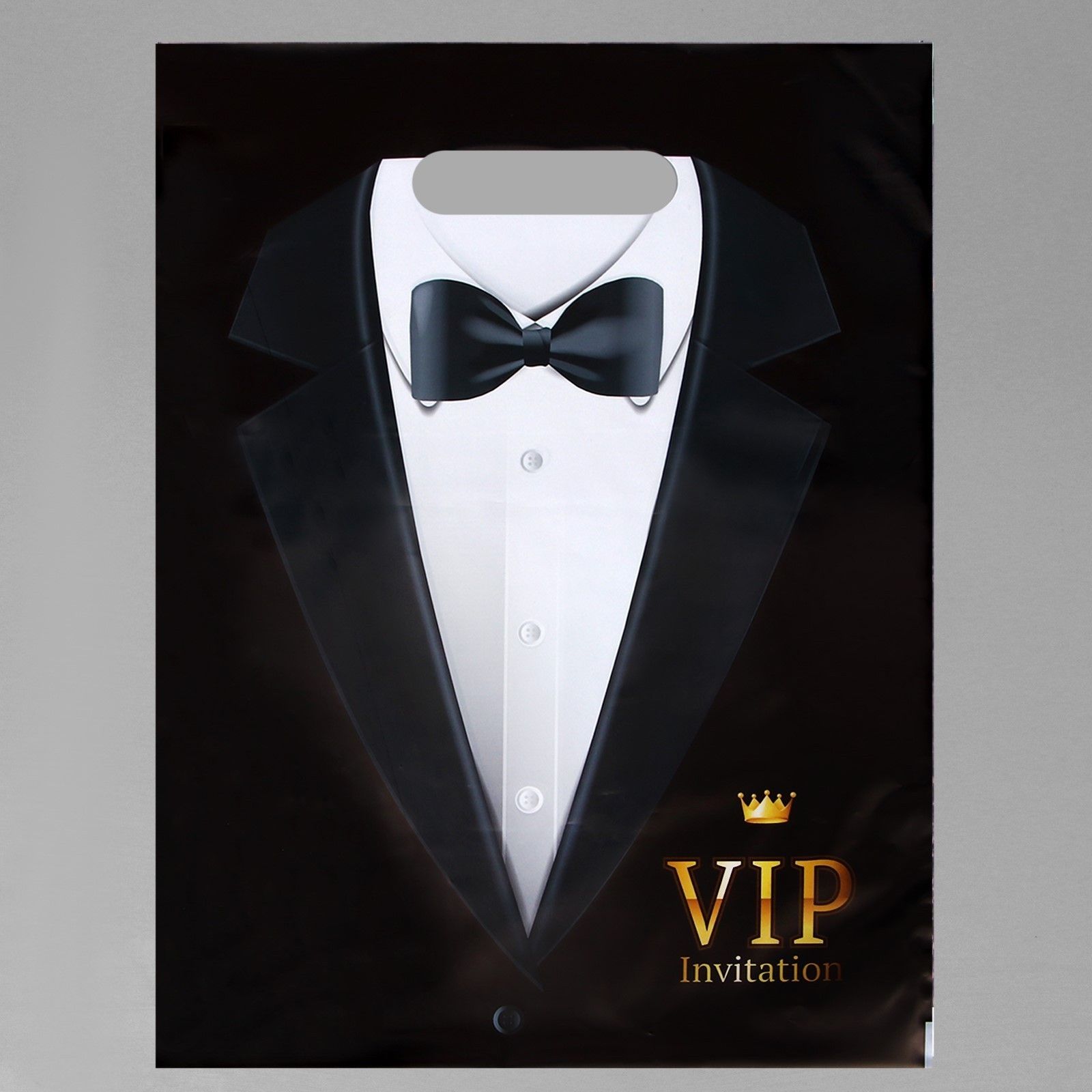 Пакет «Смокинг VIP» полиэтиленовый с вырубной ручкой (30х40 см) 1