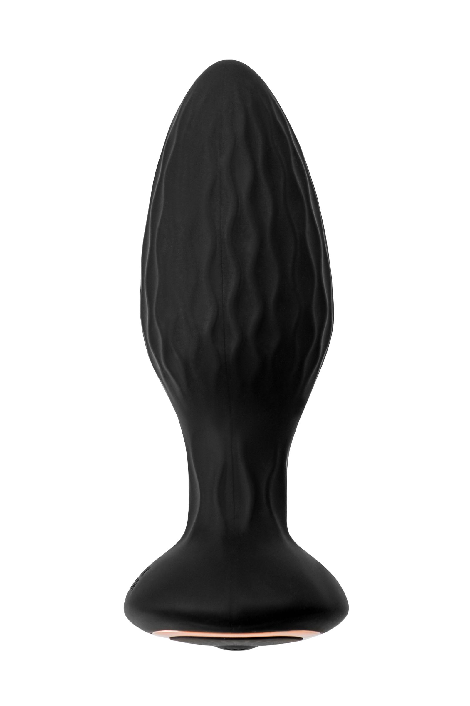 Черная анальная вибровтулка Tucana с ротацией и управлением через приложение - 12 см. 3