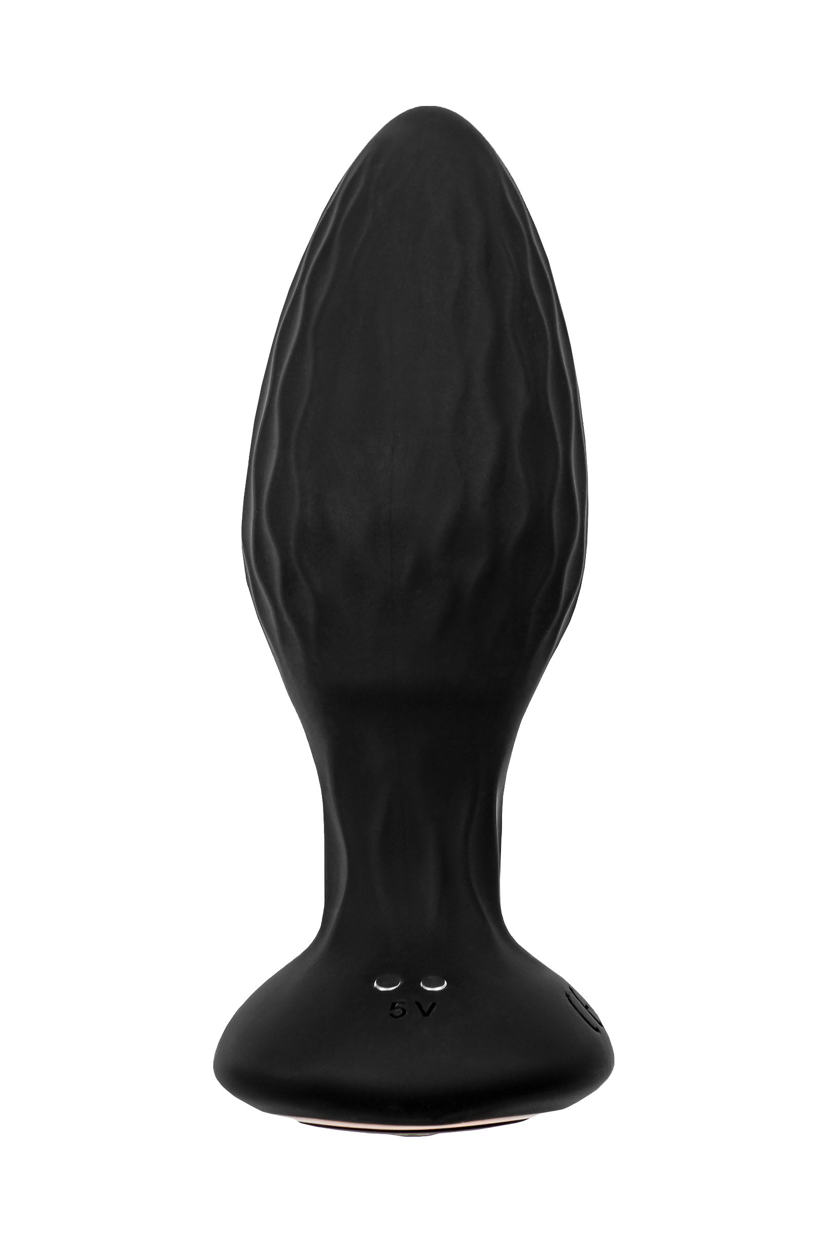 Черная анальная вибровтулка Tucana с ротацией и управлением через приложение - 12 см. 4