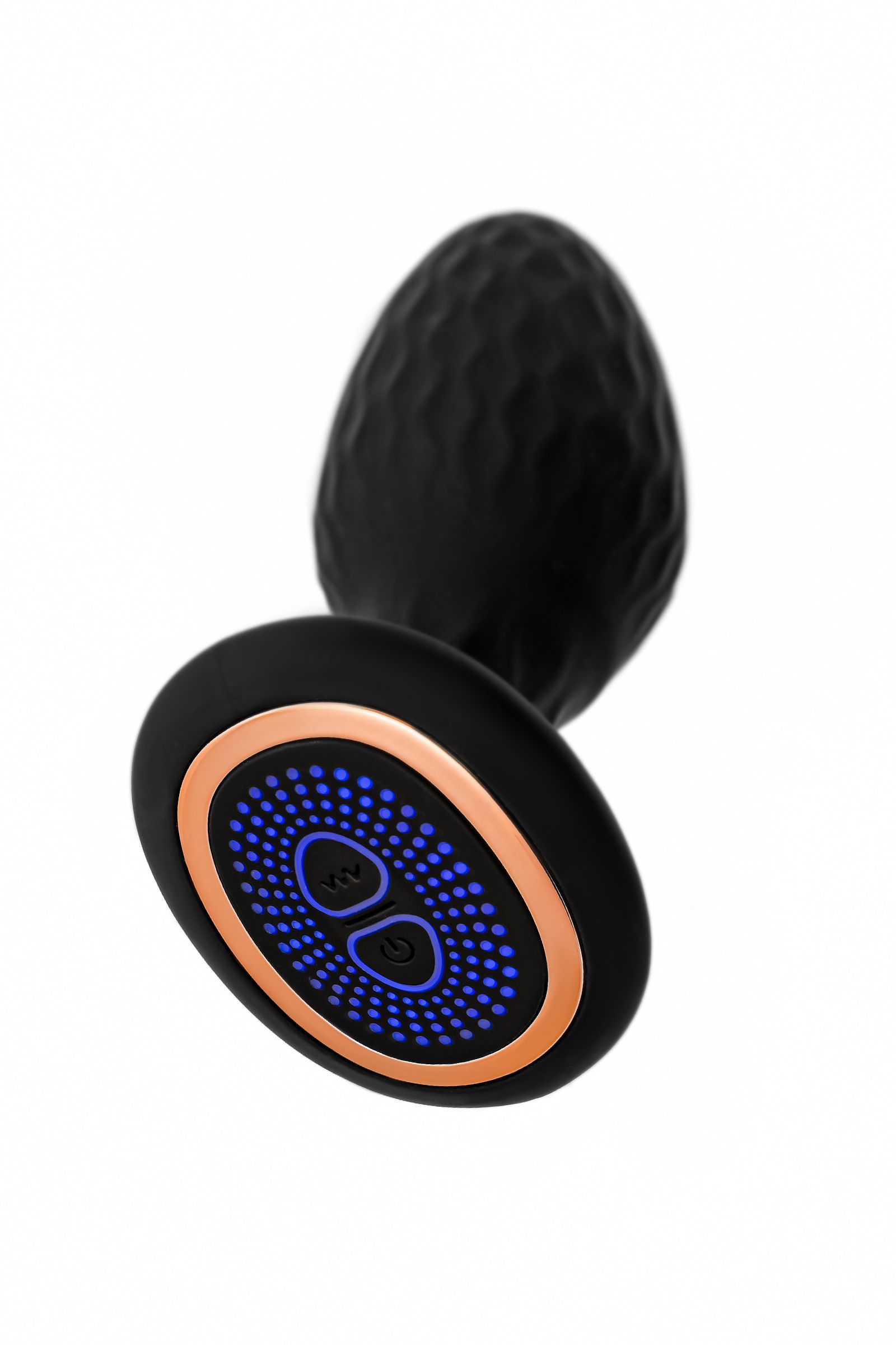 Черная анальная вибровтулка Tucana с ротацией и управлением через приложение - 12 см. 7