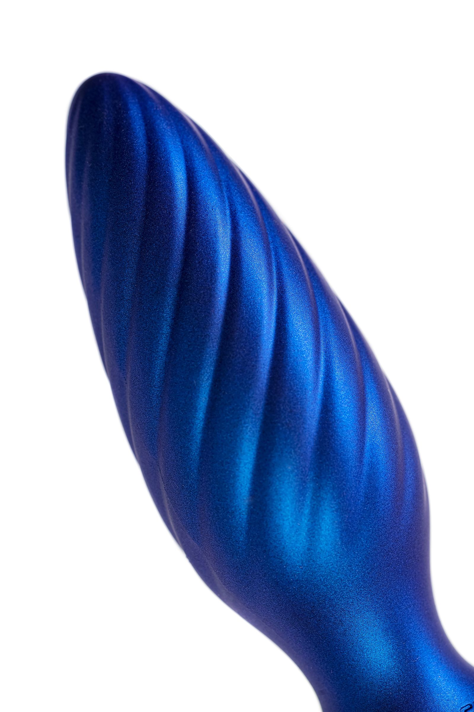 Синяя анальная вибровтулка Closs с управлением через приложение 14