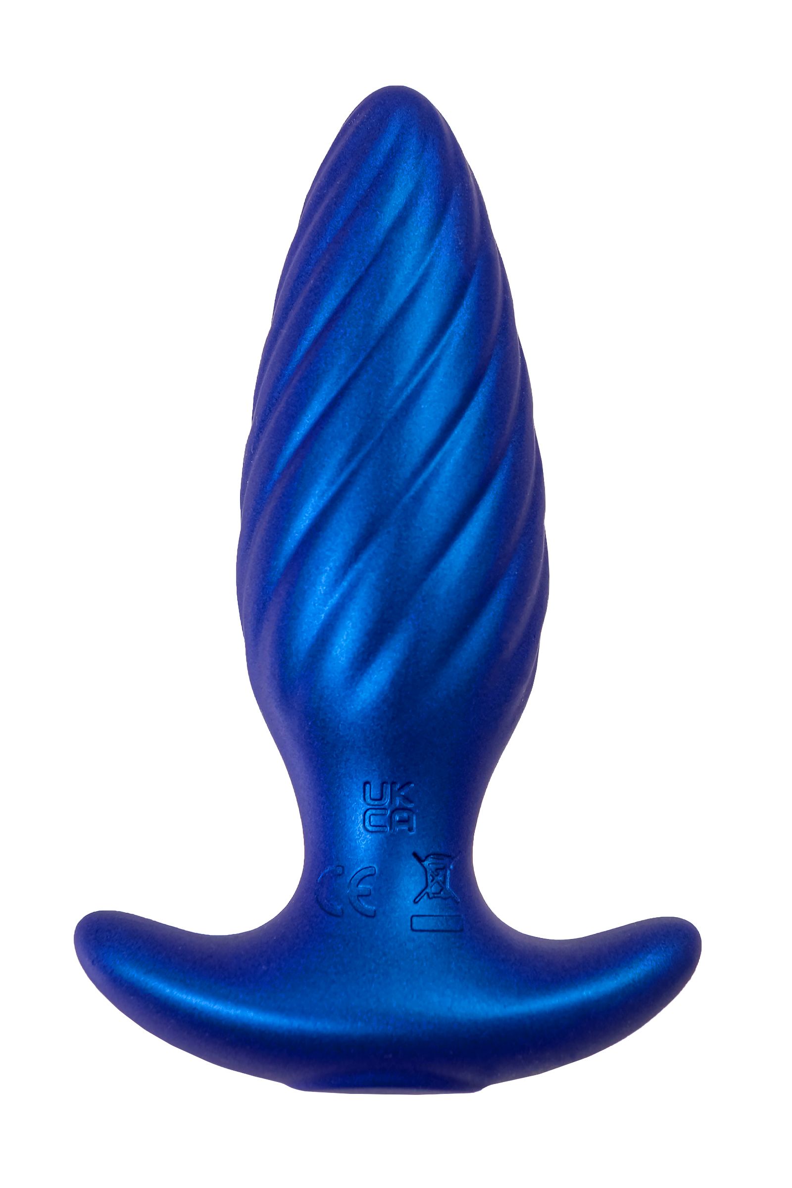 Синяя анальная вибровтулка Closs с управлением через приложение 1