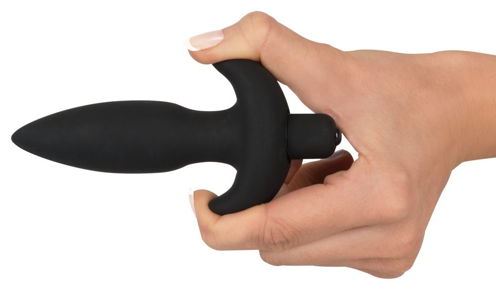 Анальная вибровтулка с 5 скоростями вибрации Vibrating Plug Small - 13 см. 4