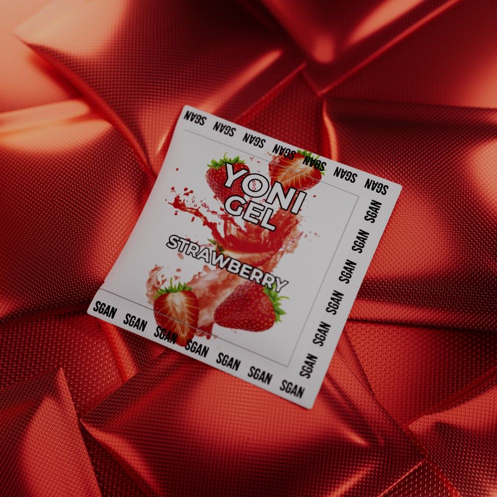 Саше лубриканта для орального секса SGAN со вкусом клубники - 5 мл. 1