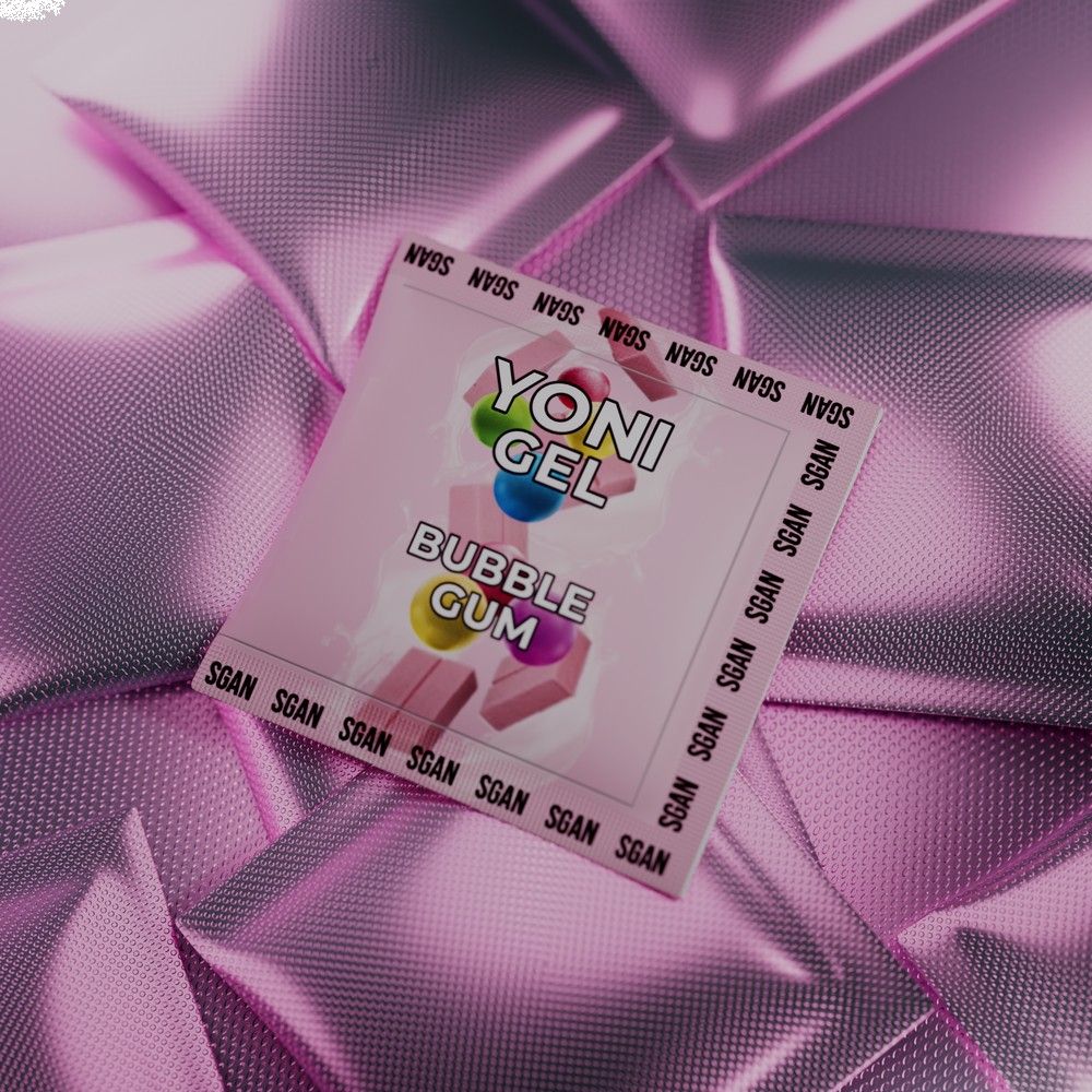 Саше лубриканта для орального секса SGAN со вкусом бабл-гам - 5 мл. 1