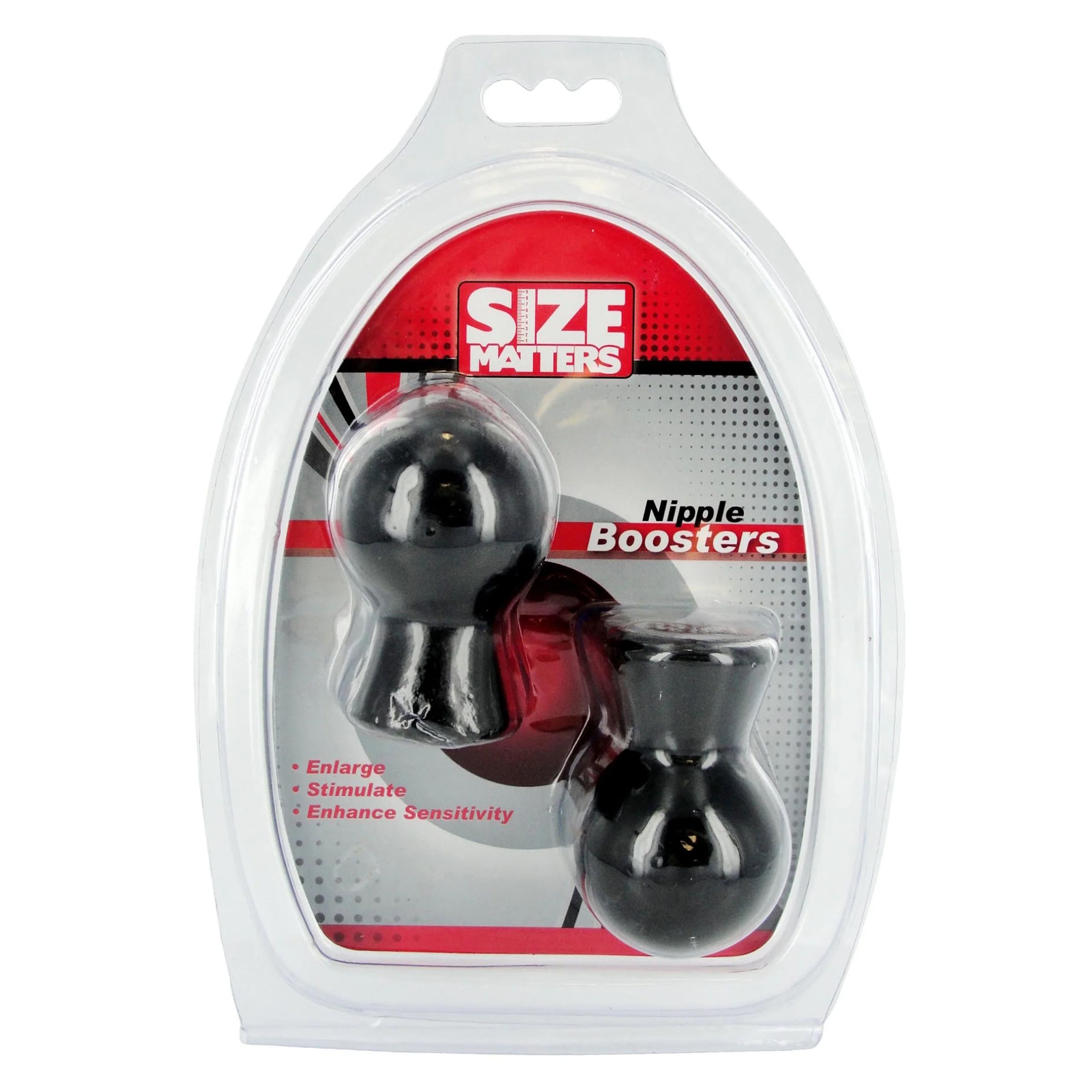 Черные присоски для сосков Size Matters Nipple Boosters 3
