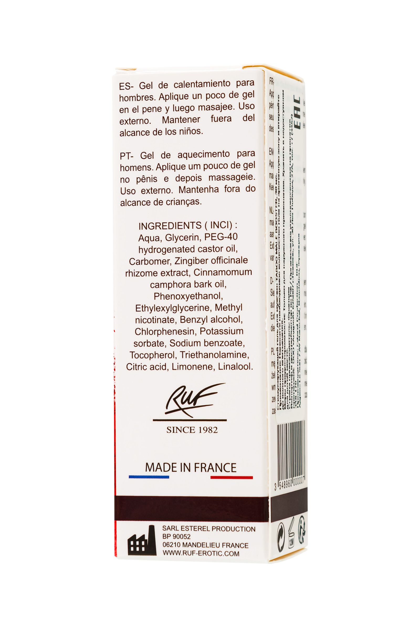 Стимулирующий гель для мужчин Taboo Male Booster - 30 мл. 6