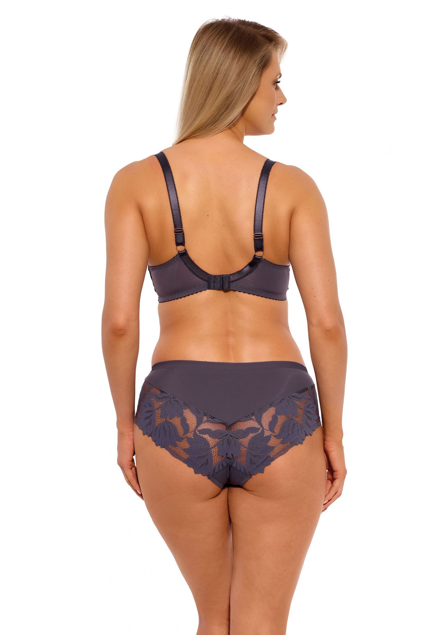 Серый бюстгальтер с чашками на тонком поролоне Keto 4