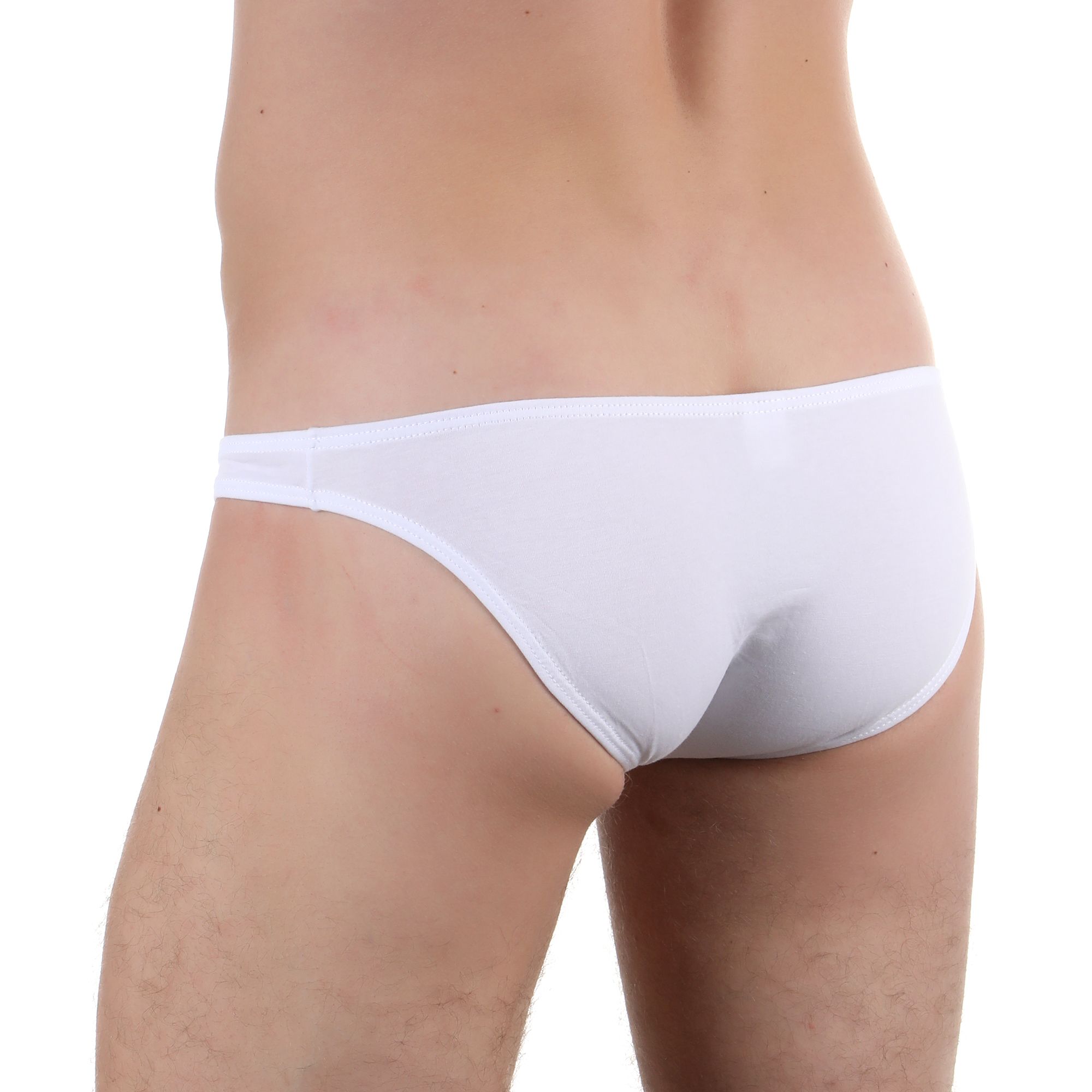 Сексуальные низкие трусы-слипы из хлопкового полотна 16