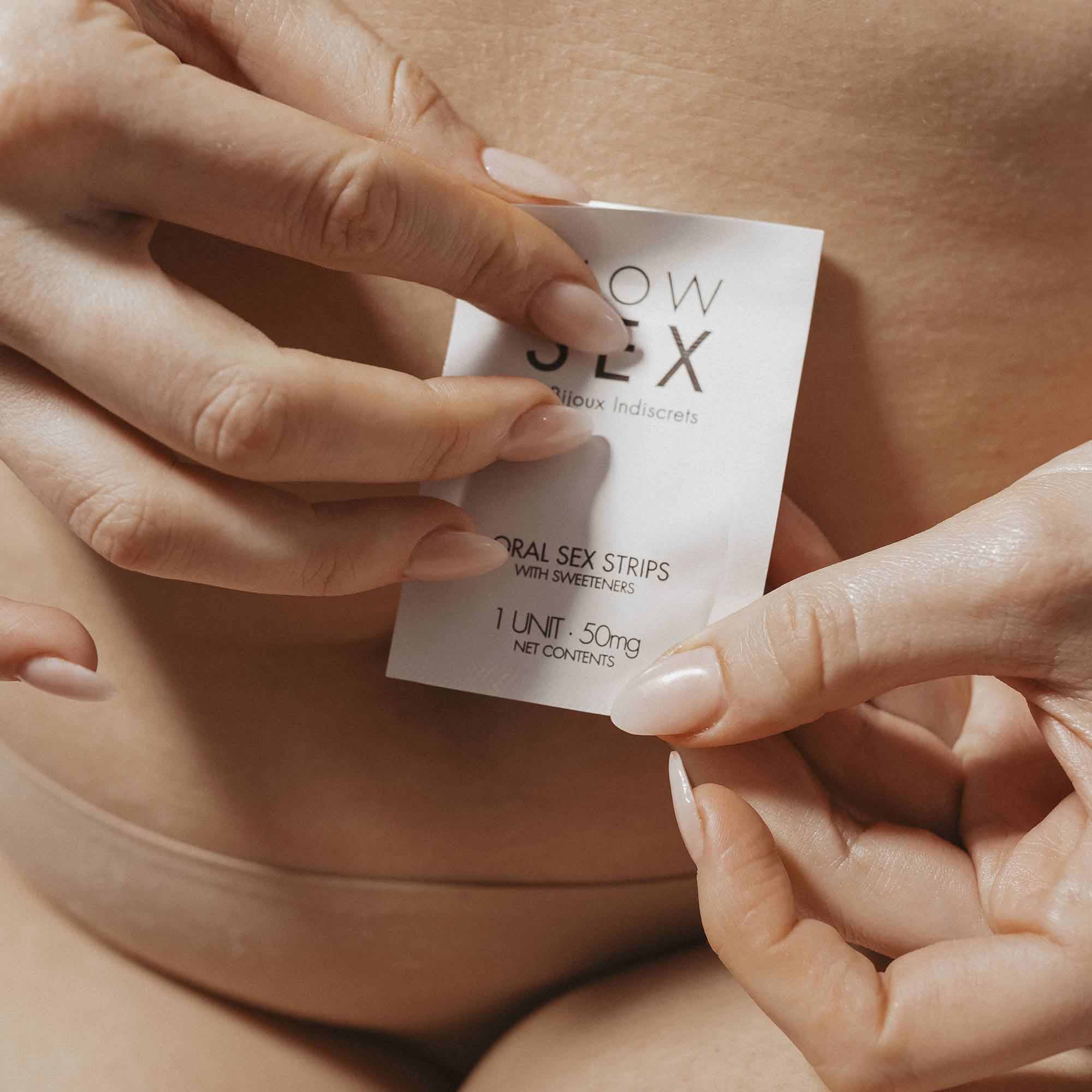 Полоски для орального секса Slow Sex Oral Sex Strips - 7 шт. 7