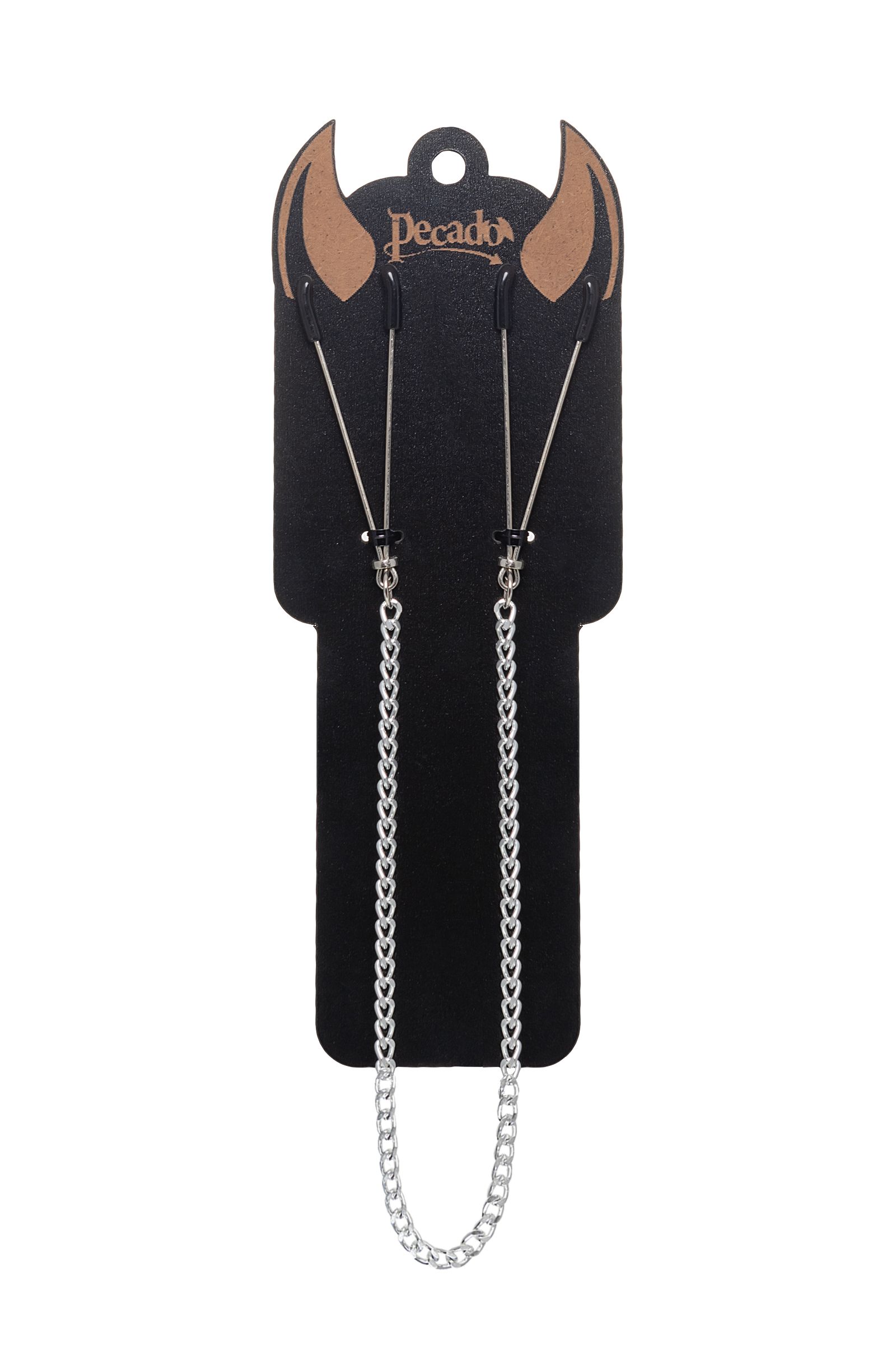 Зажимы на соски «Вилки» на цепочке 2