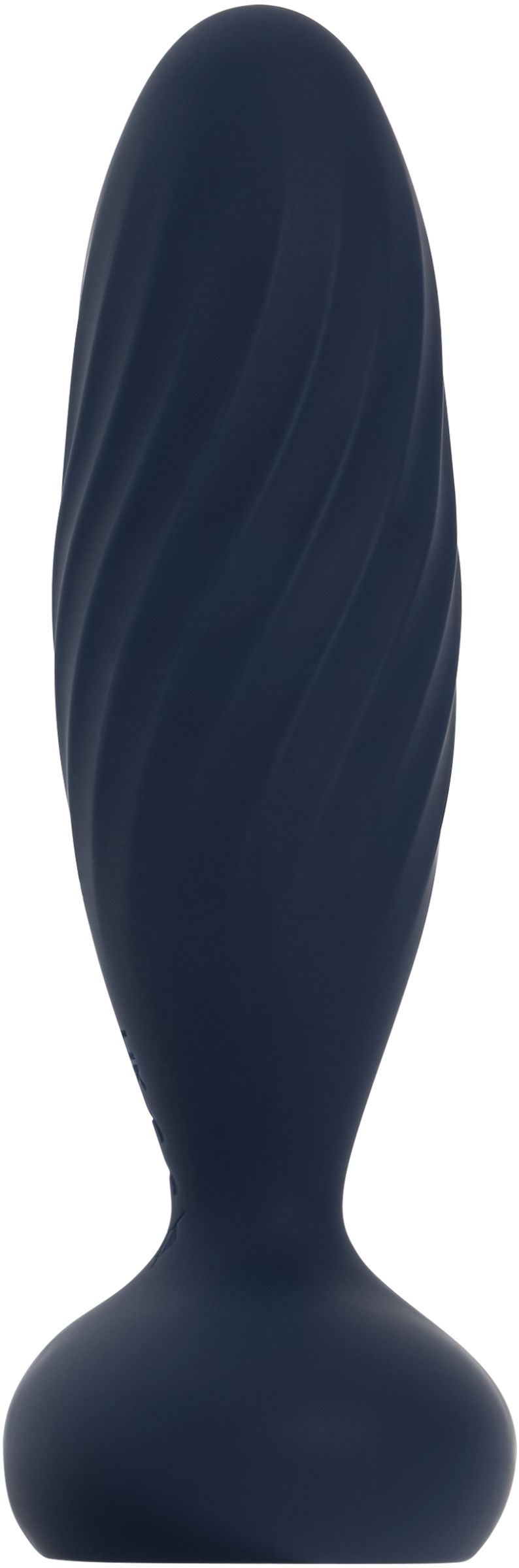 Темно-синяя анальная вибропробка Jordan с поступательными движениями - 12 см. 6