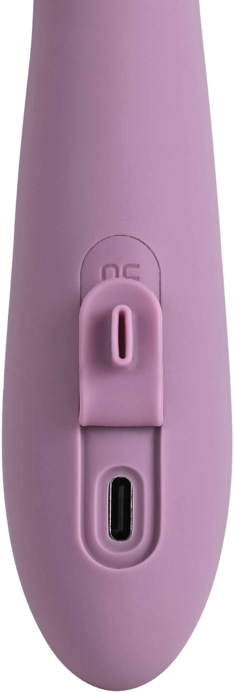 Сиреневый интерактивный вибратор-кролик Trysta Neo с шариком для зоны G - 18,4 см. 2