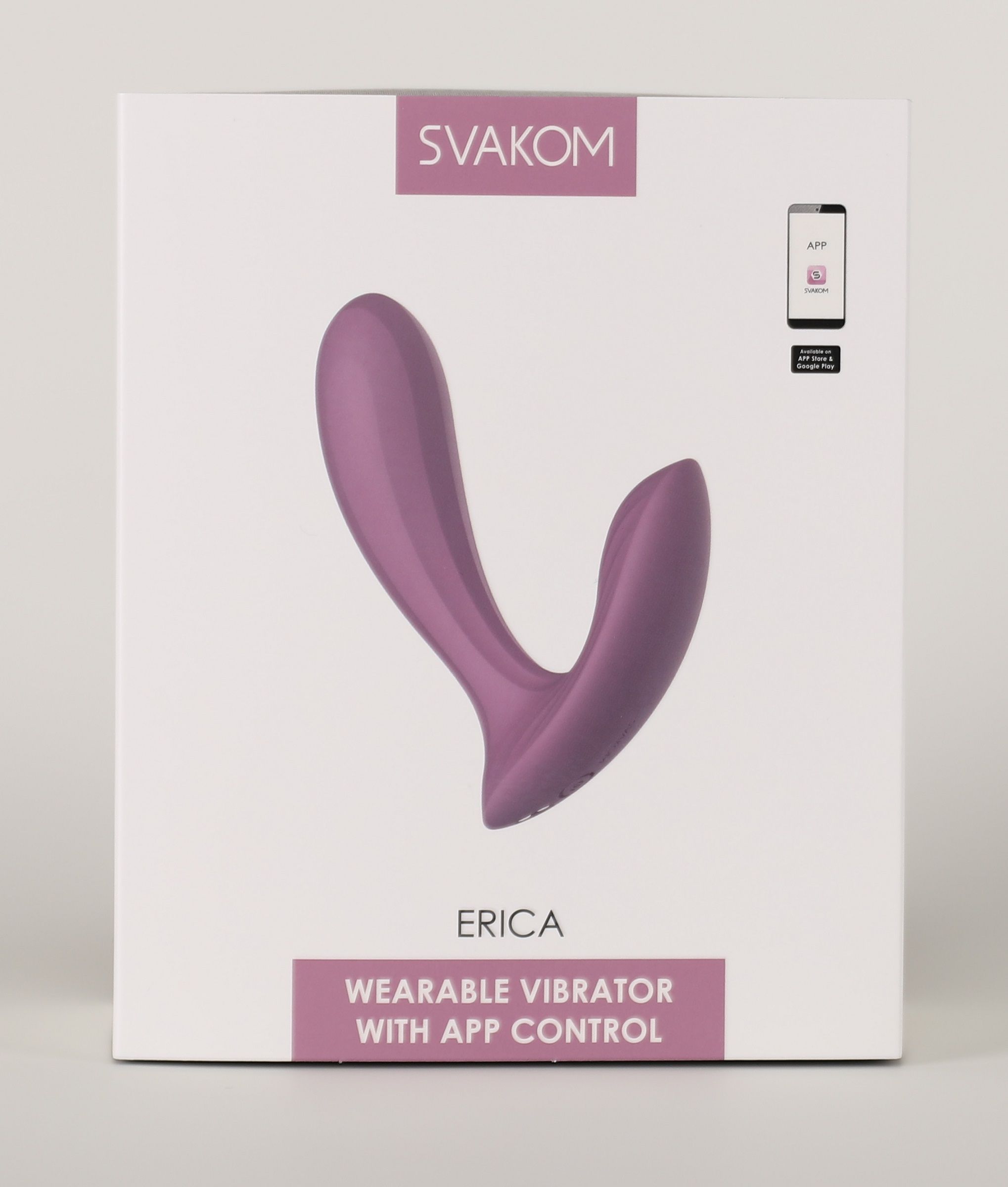 Розовый интерактивный вибромассажер Erica 4