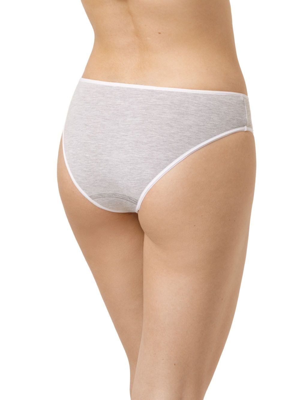 Серые хлопковые трусики-слипы 2