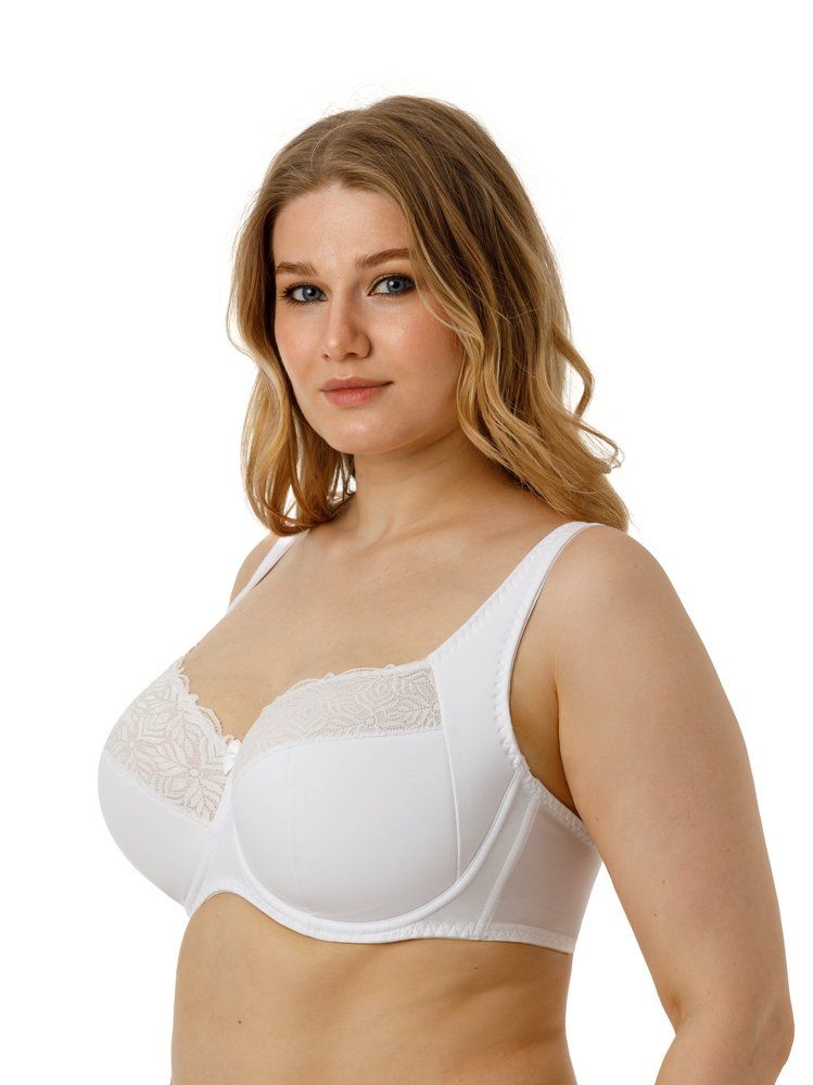 Бюстгальтер на каркасах с мягкими чашками и широким станом 3