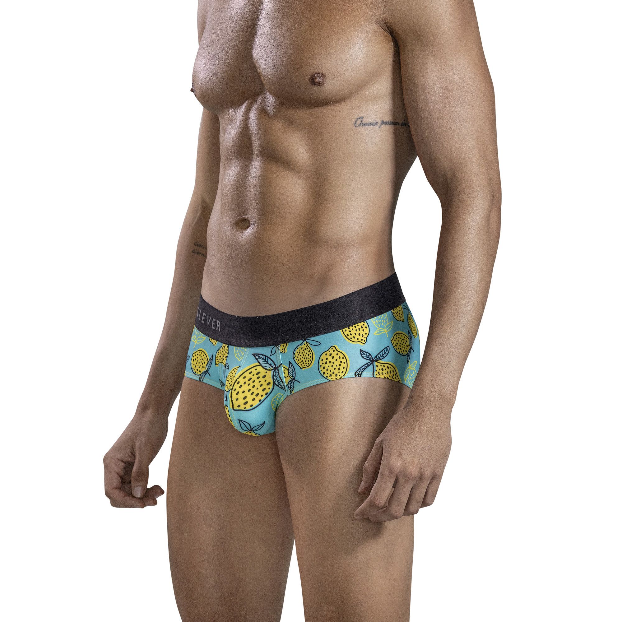 Голубые трусы-брифы с принтом в виде лимонов Lemons Classic Brief 2