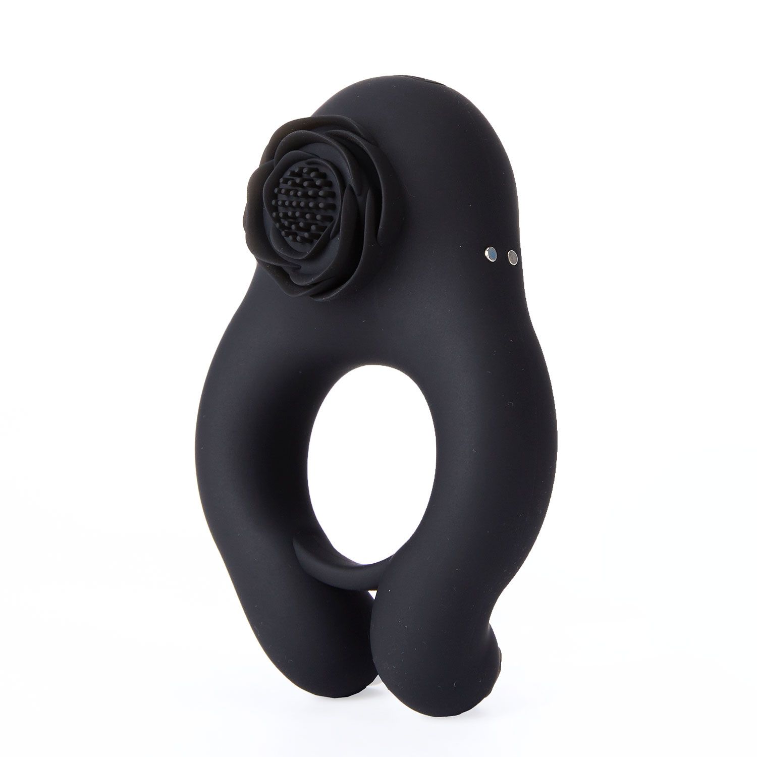 Черное эрекционное кольцо Abe с пультом ДУ 2
