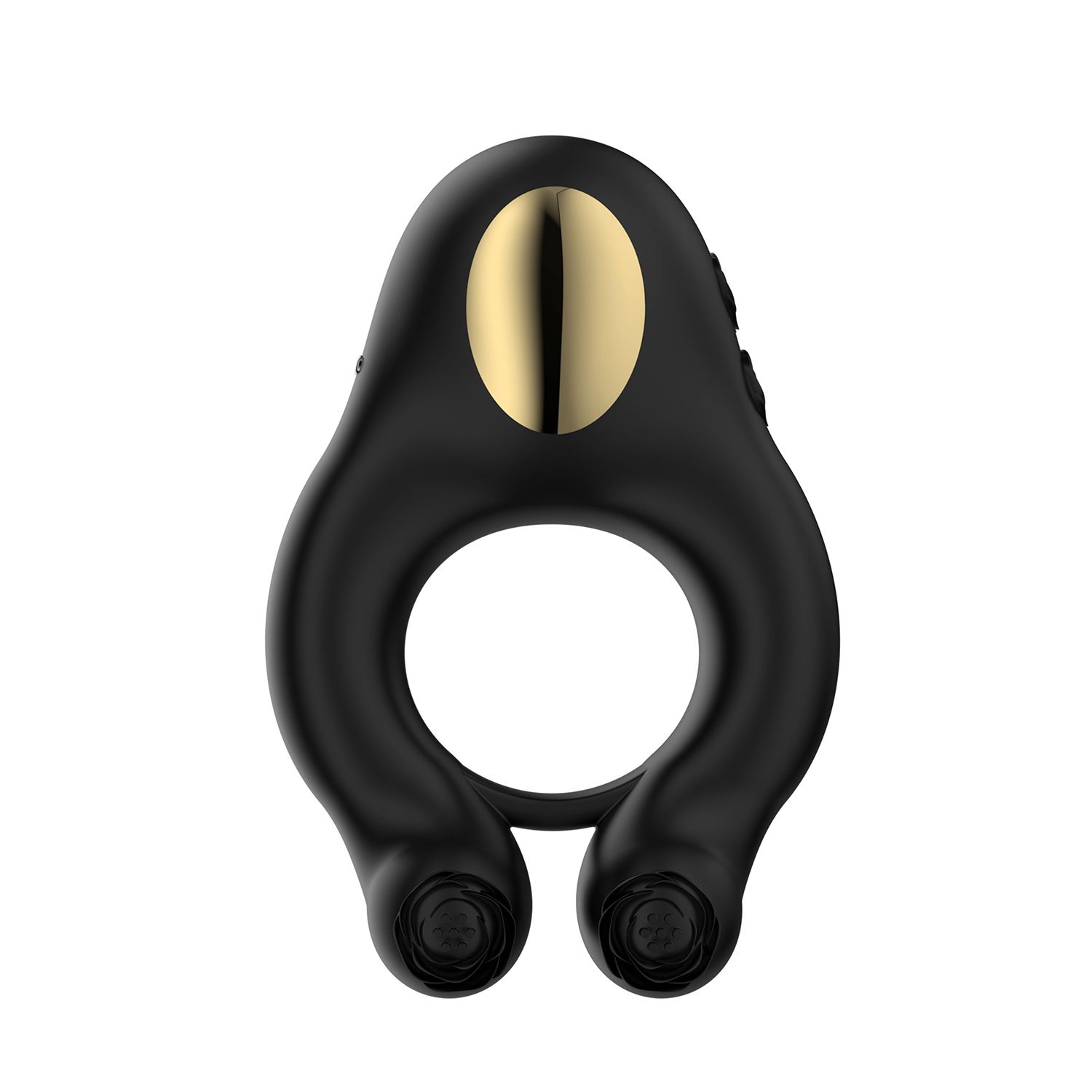 Черное эрекционное кольцо Abe с пультом ДУ 10