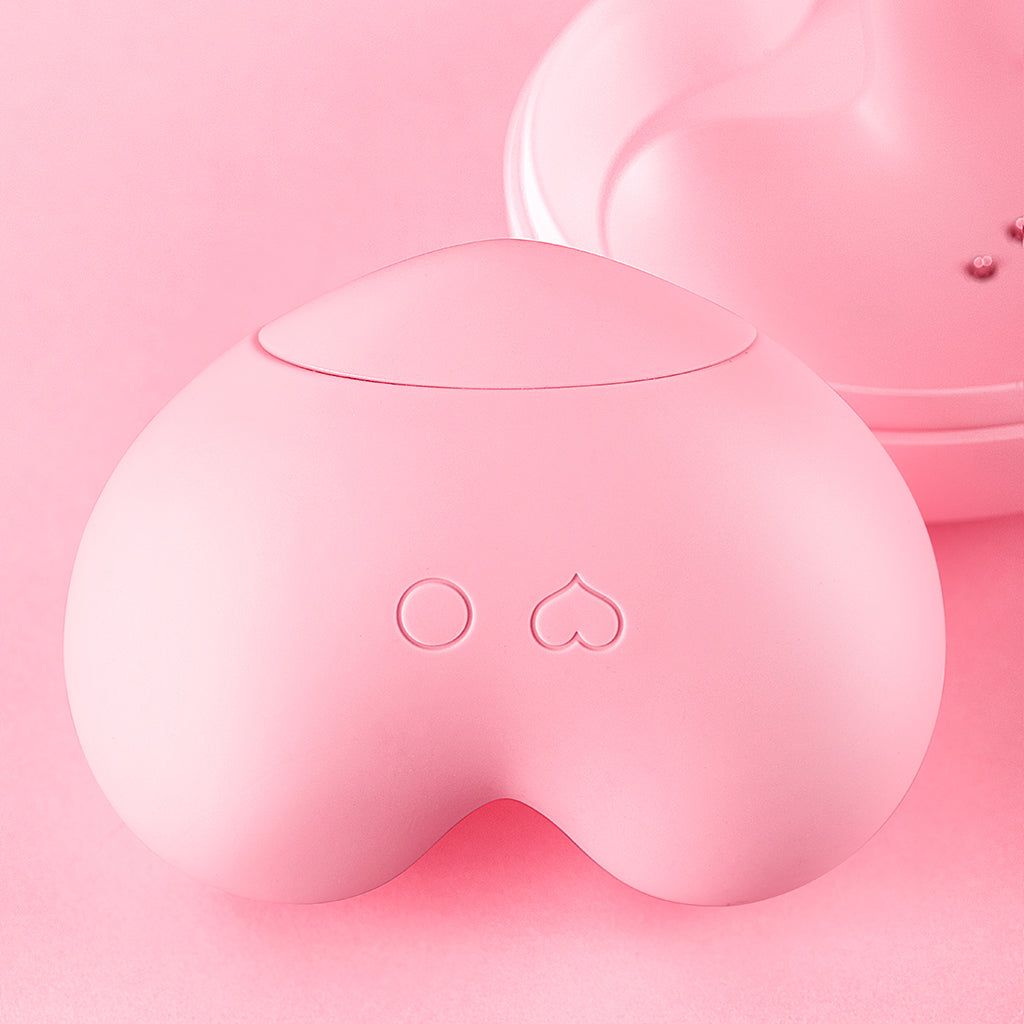 Розовый вакуумный стимулятор Heart в форме сердца 9