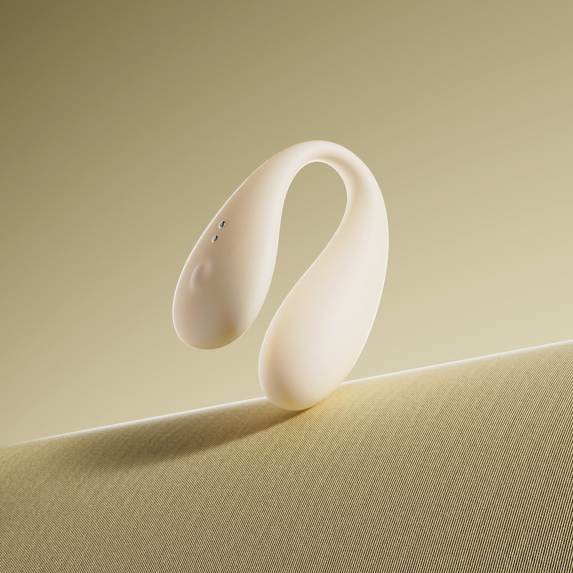 Бежевый вибратор для ношения Carla с управлением через приложение 5