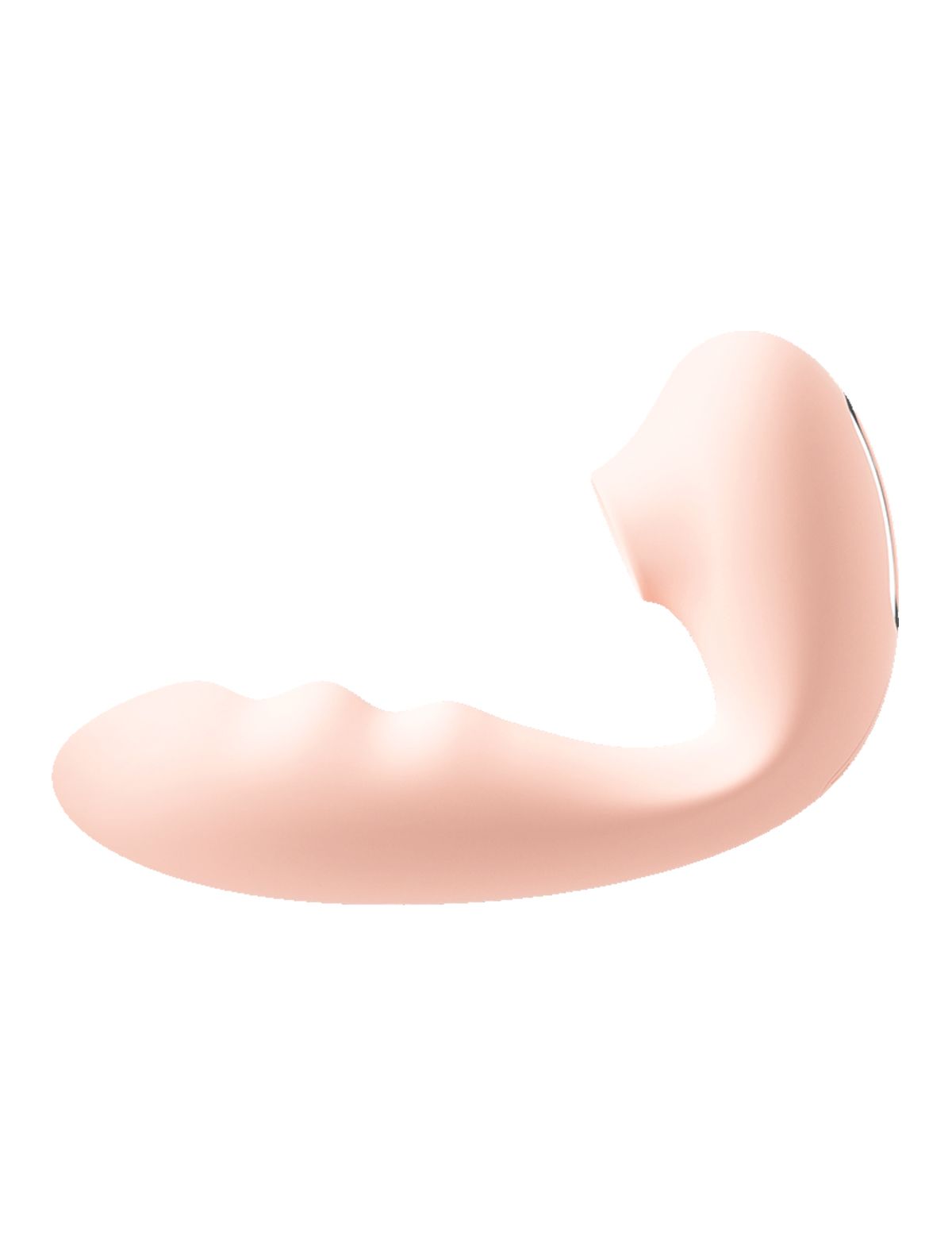 Нежно-розовый вибратор Tara с вакуумной стимуляцией и управлением через приложение 3