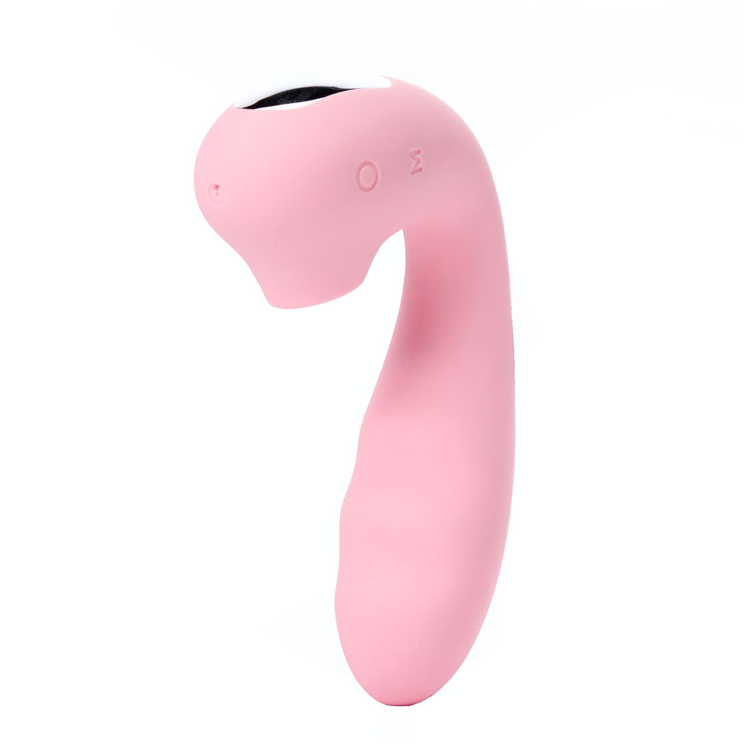 Розовый вибратор Tara с вакуумной стимуляцией и пультом ДУ 4