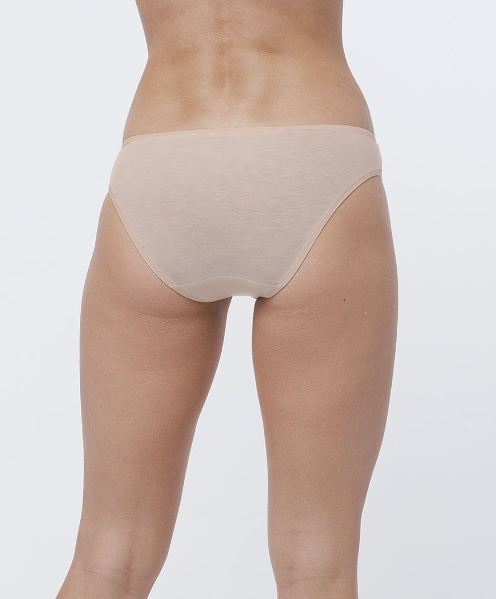 Базовые хлопковые трусики-слипы средней посадки 4