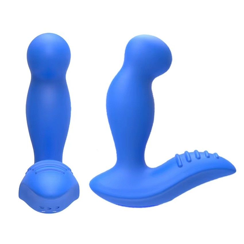 Синий вибромассажер простаты 3,5’’ P-spot Massager - 12,5 см. 3
