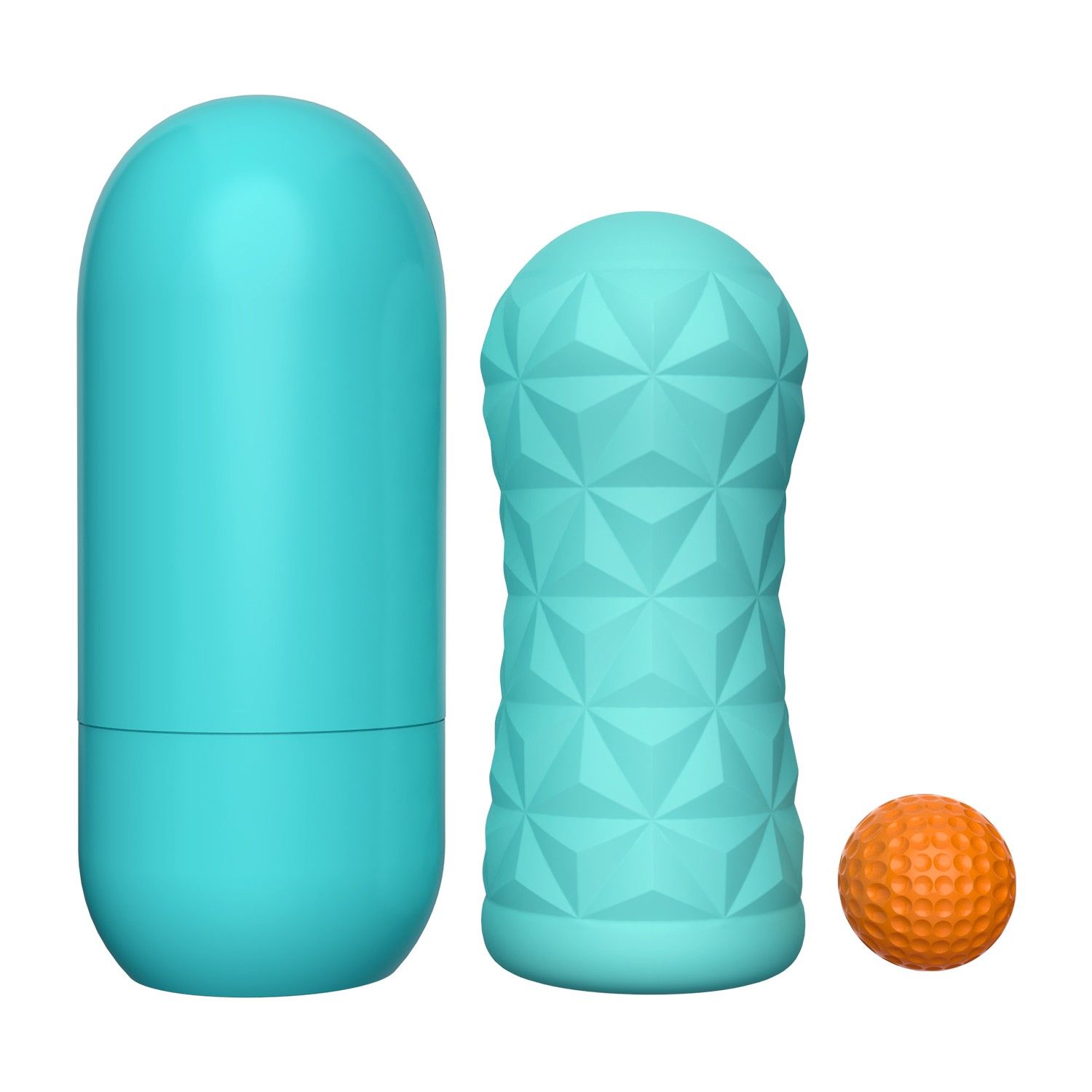 Аквамариновый мастурбатор Victoria 3