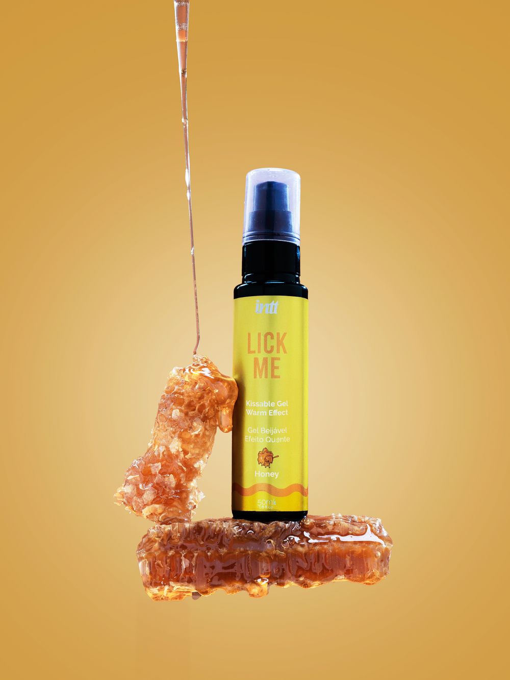 Гель Lick Me с согревающим эффектом и ароматом мёда - 50 мл. 3