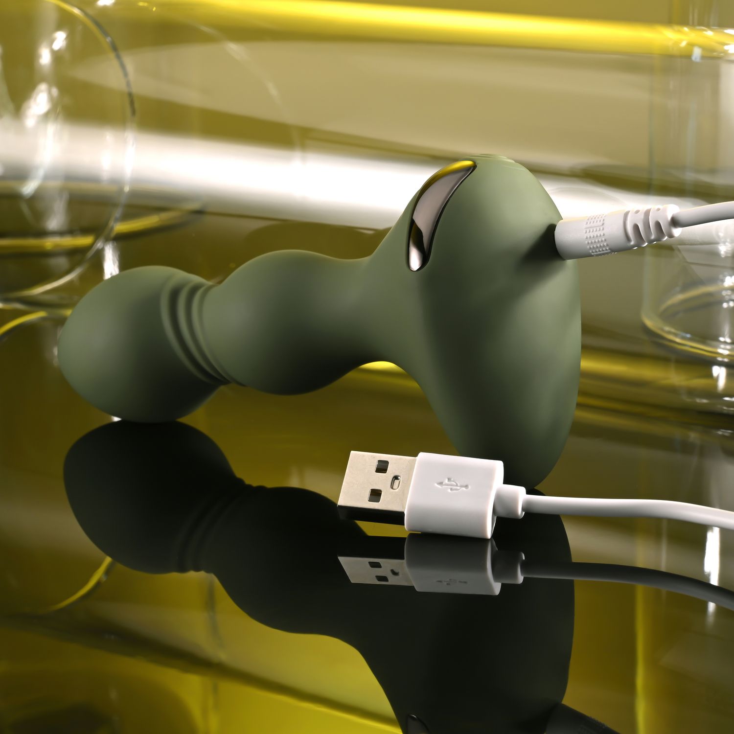 Анальная пробка с вибрацией Lieutenant - 12,2 см. 10