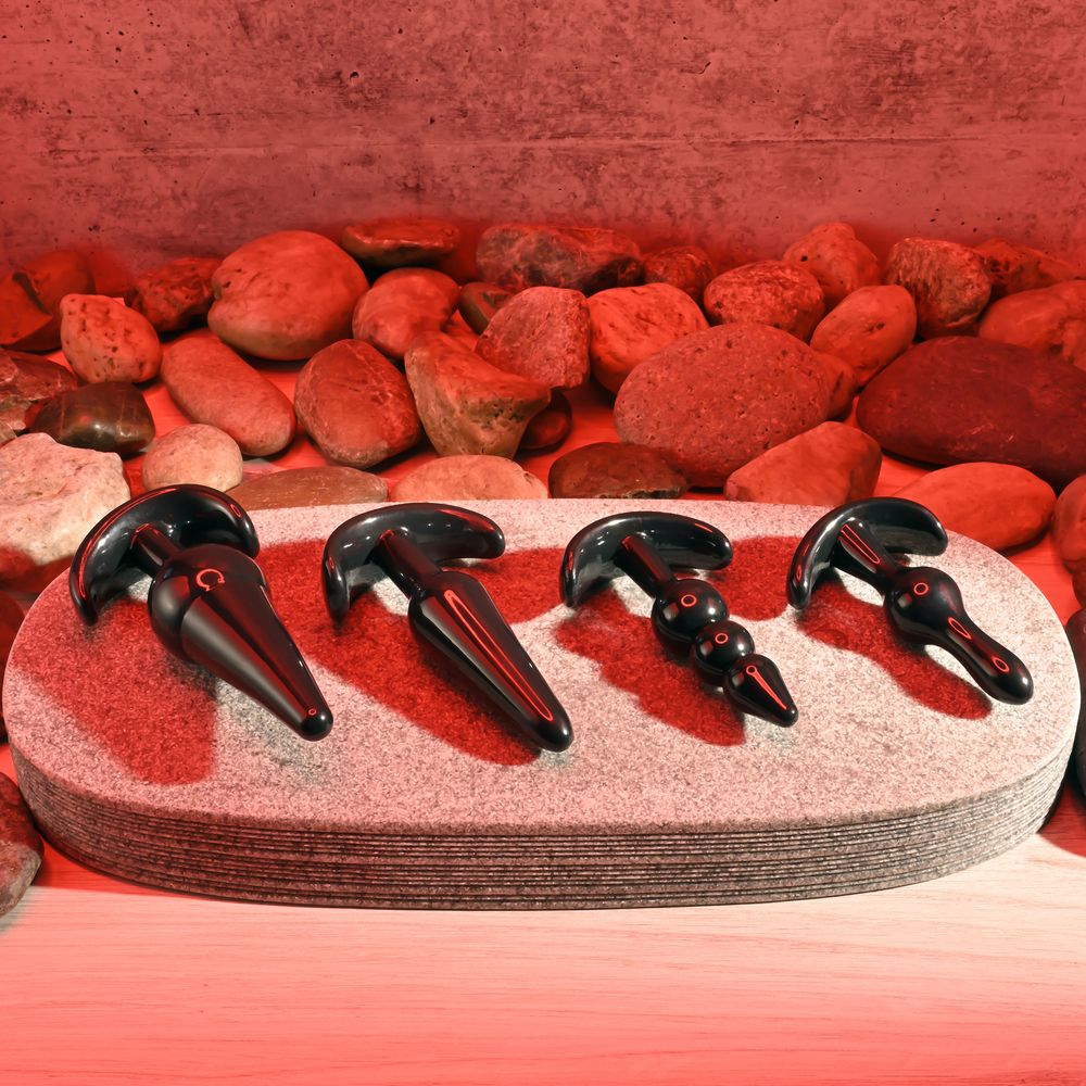 Набор из 4 анальных пробок-якорей Intro To Plugs 5