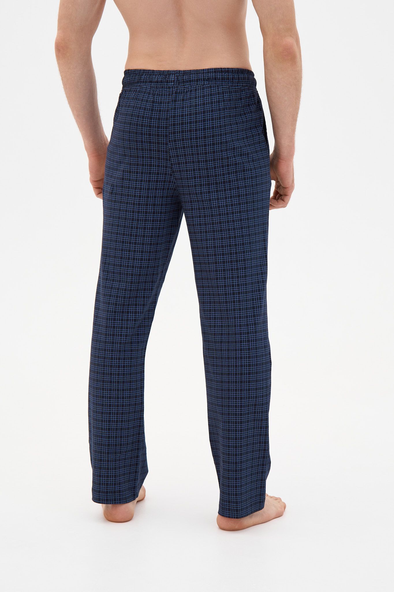 Хлопковые брюки в клетку 2