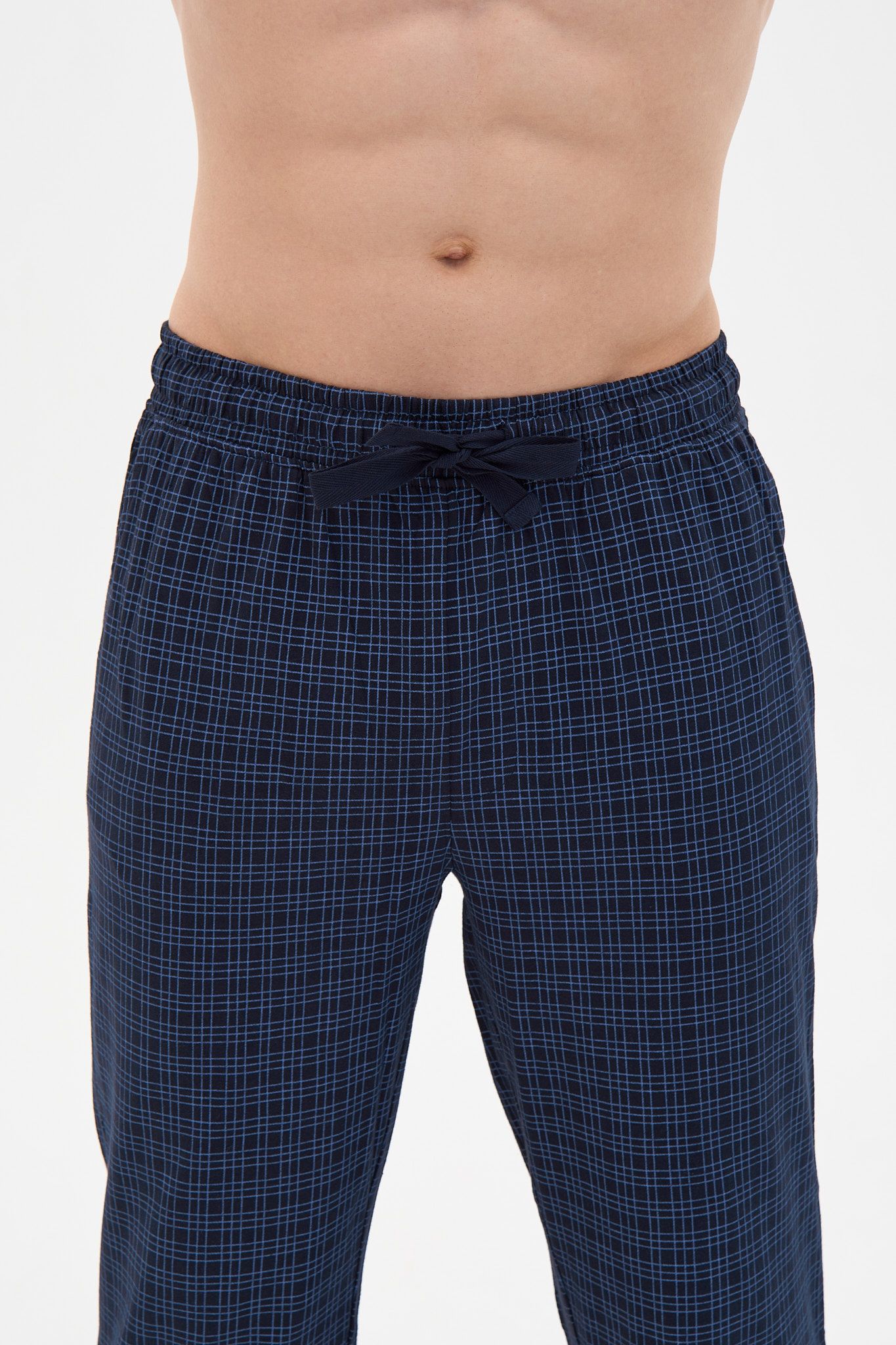 Хлопковые брюки в клетку 3