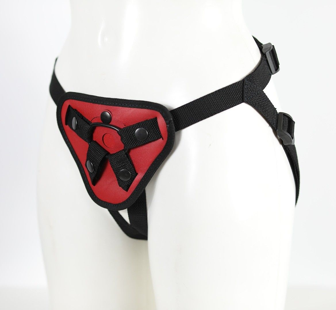 Красный пояс с двумя типами фиксации насадок 2