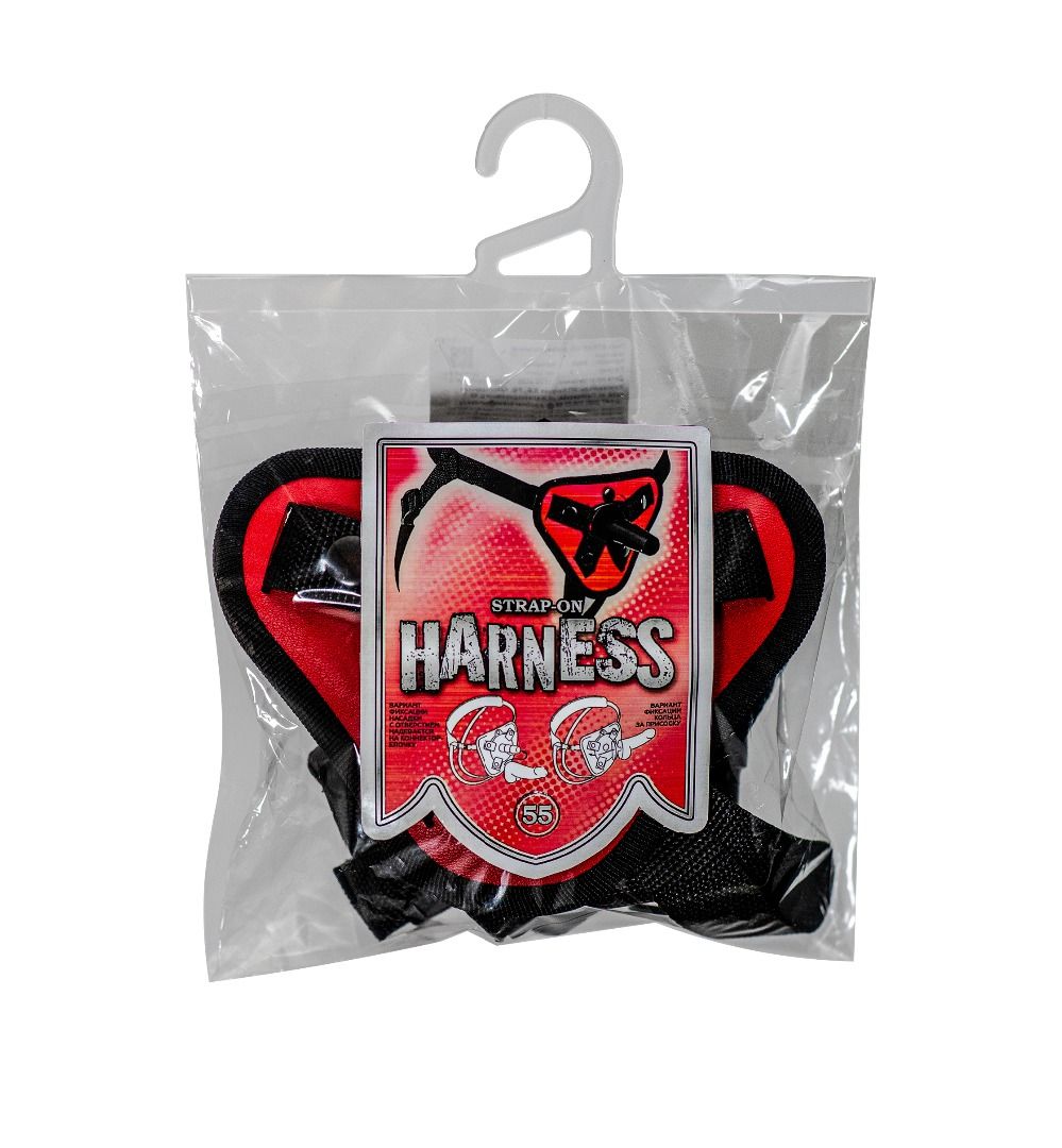 Красный пояс с двумя типами фиксации насадок 5