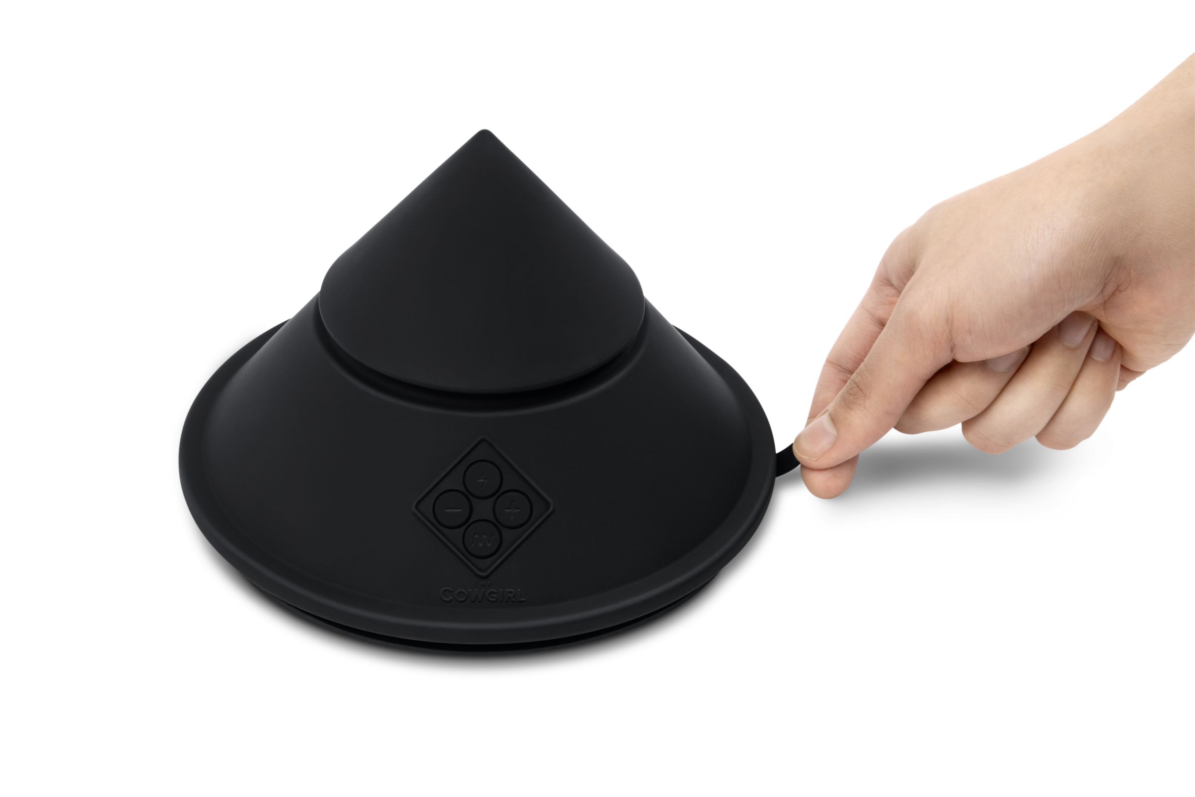 Конусный вибромассажер Cowgirl Cone с 2 насадками 5