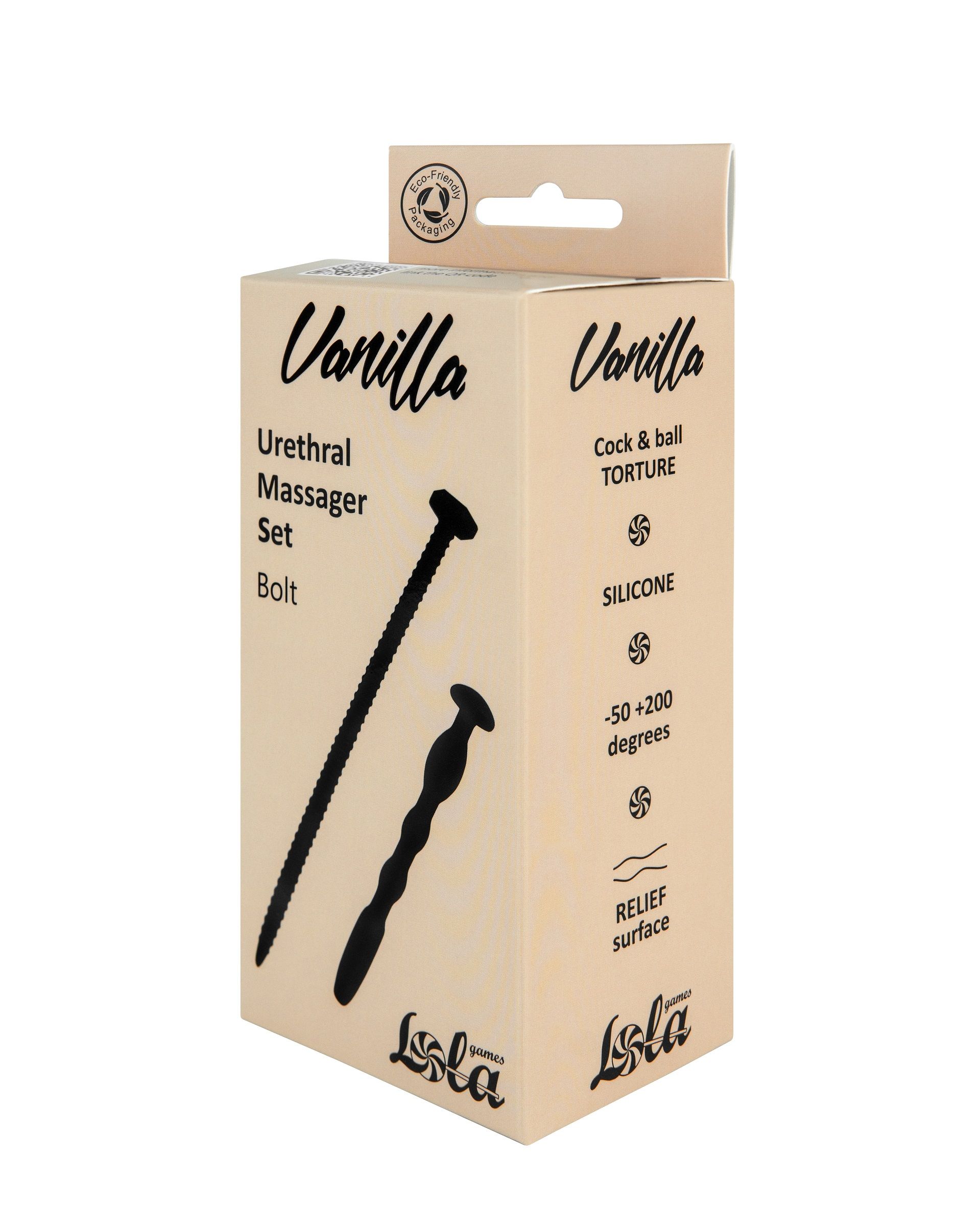 Набор из 2 черных уретральных массажеров Bolt 2