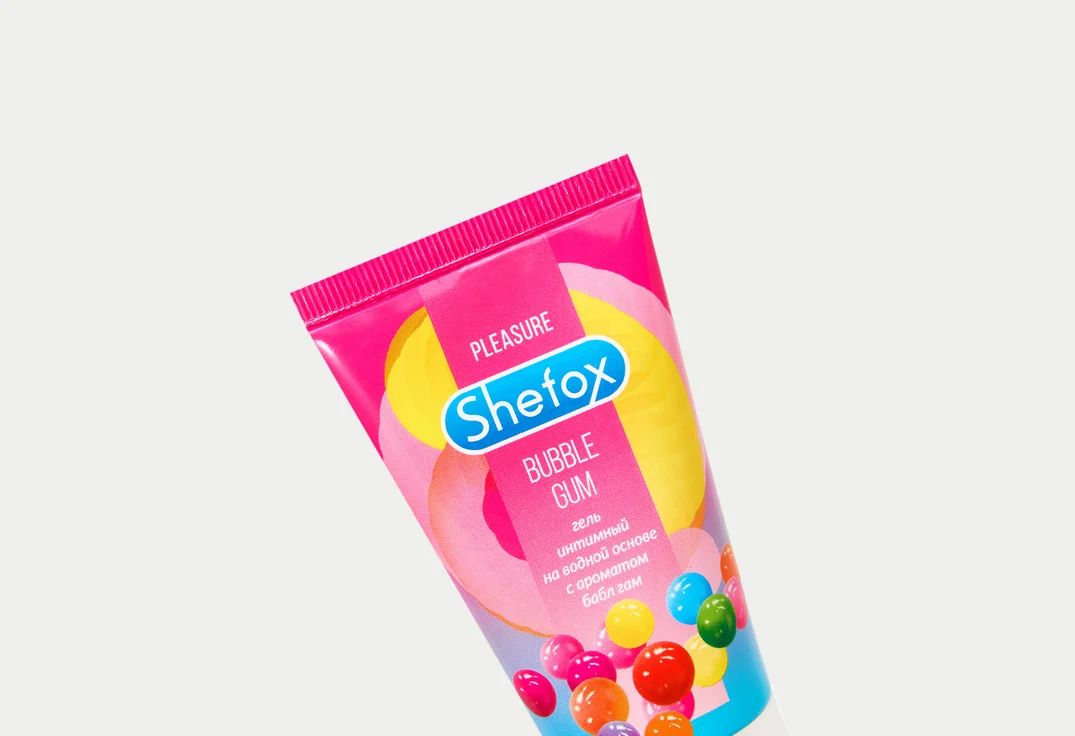 Интимная гель-смазка Shefox «Бабл гам» - 50 мл.              7
