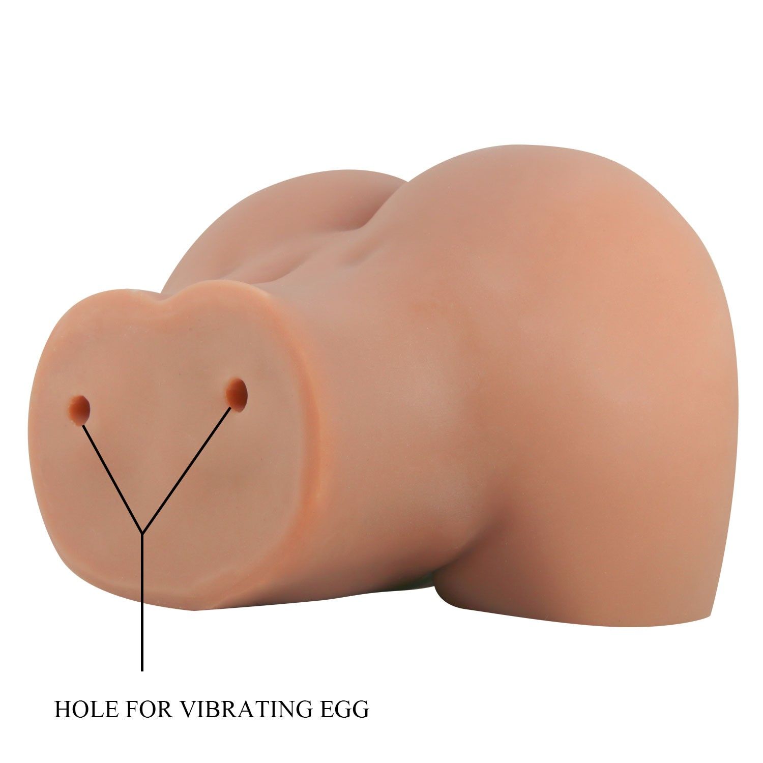 Карамельный мастурбатор-полуторс Mila с вибрацией 6