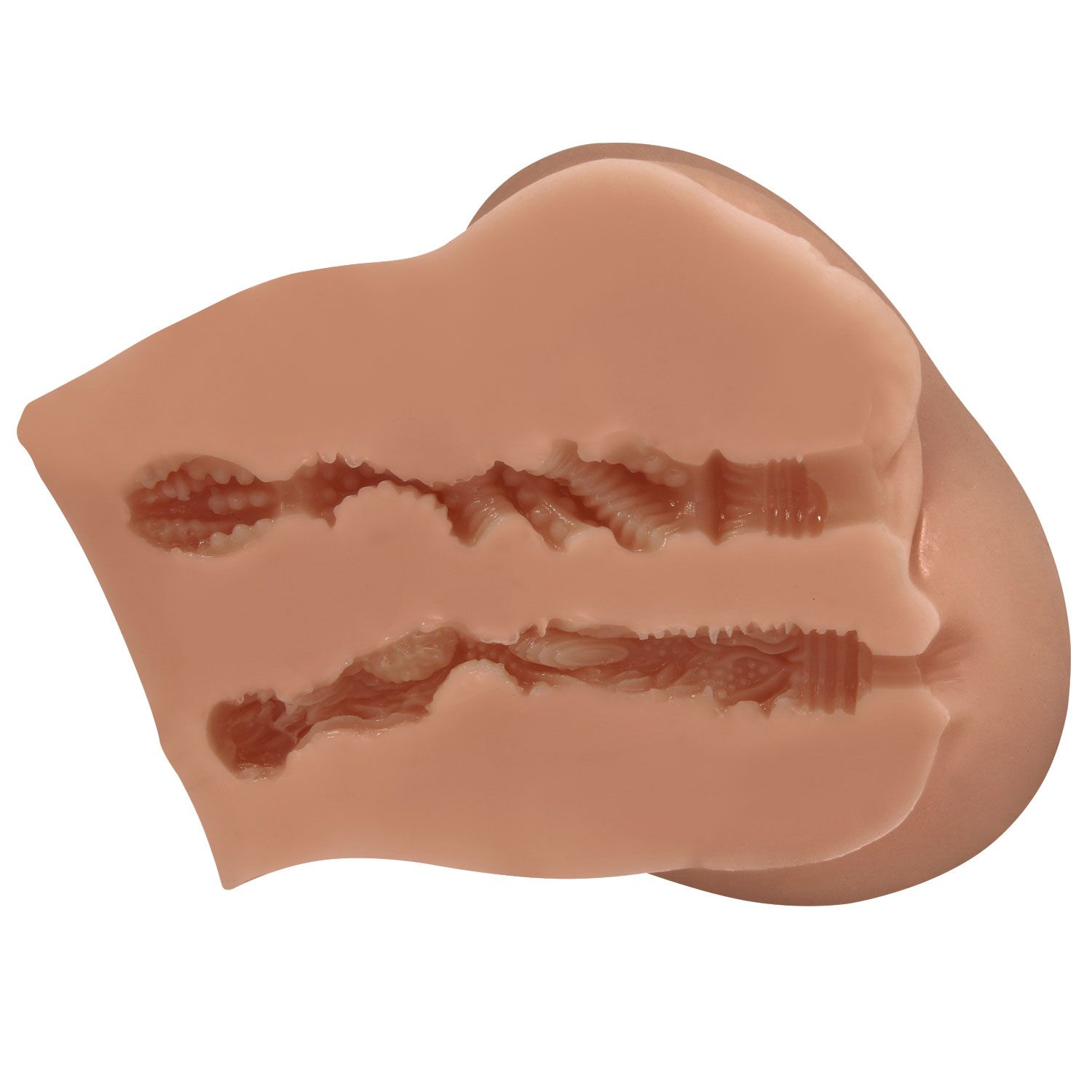 Карамельный мастурбатор-полуторс Luna с вибрацией 6