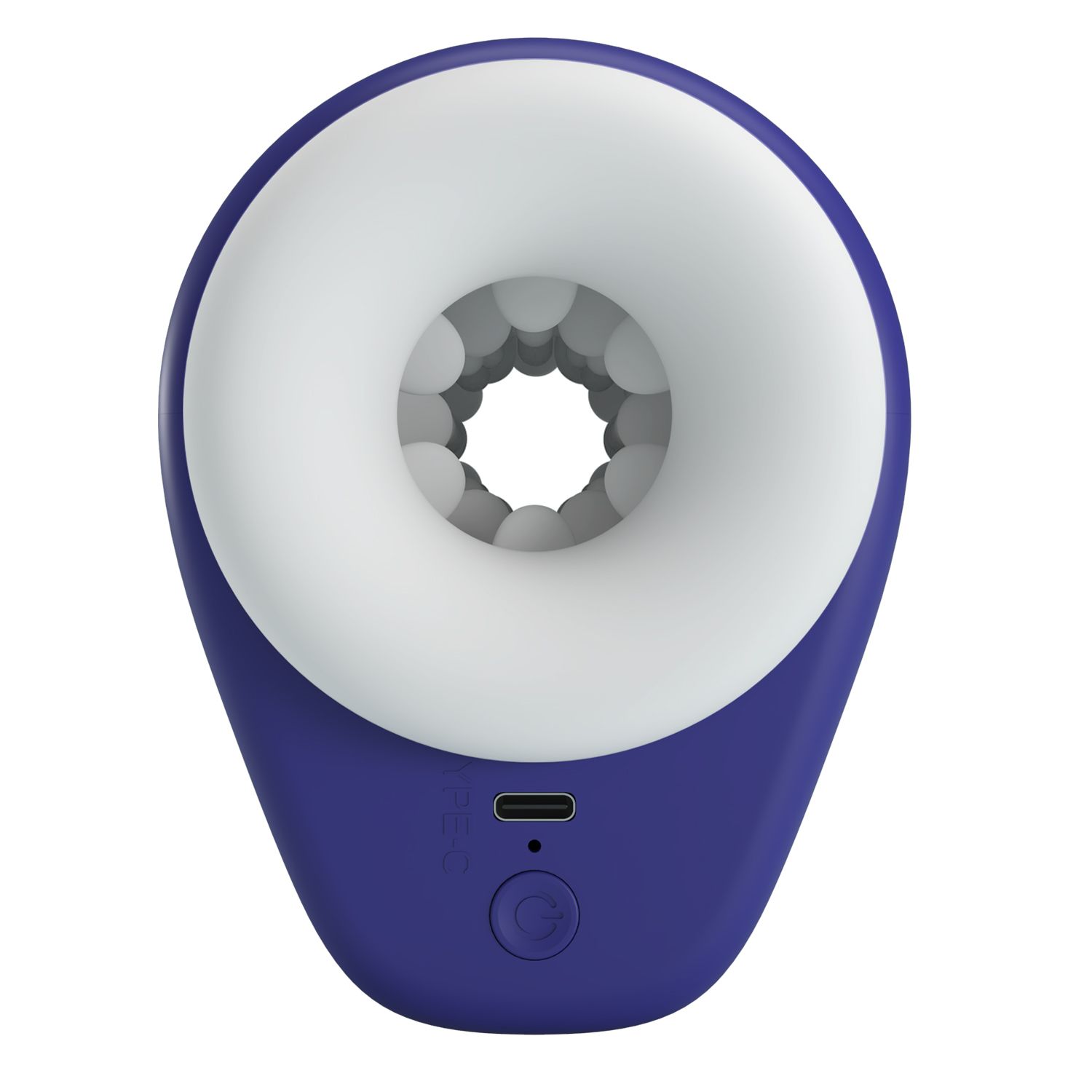 Синий автоматический вибромастурбатор Dj Lady 4