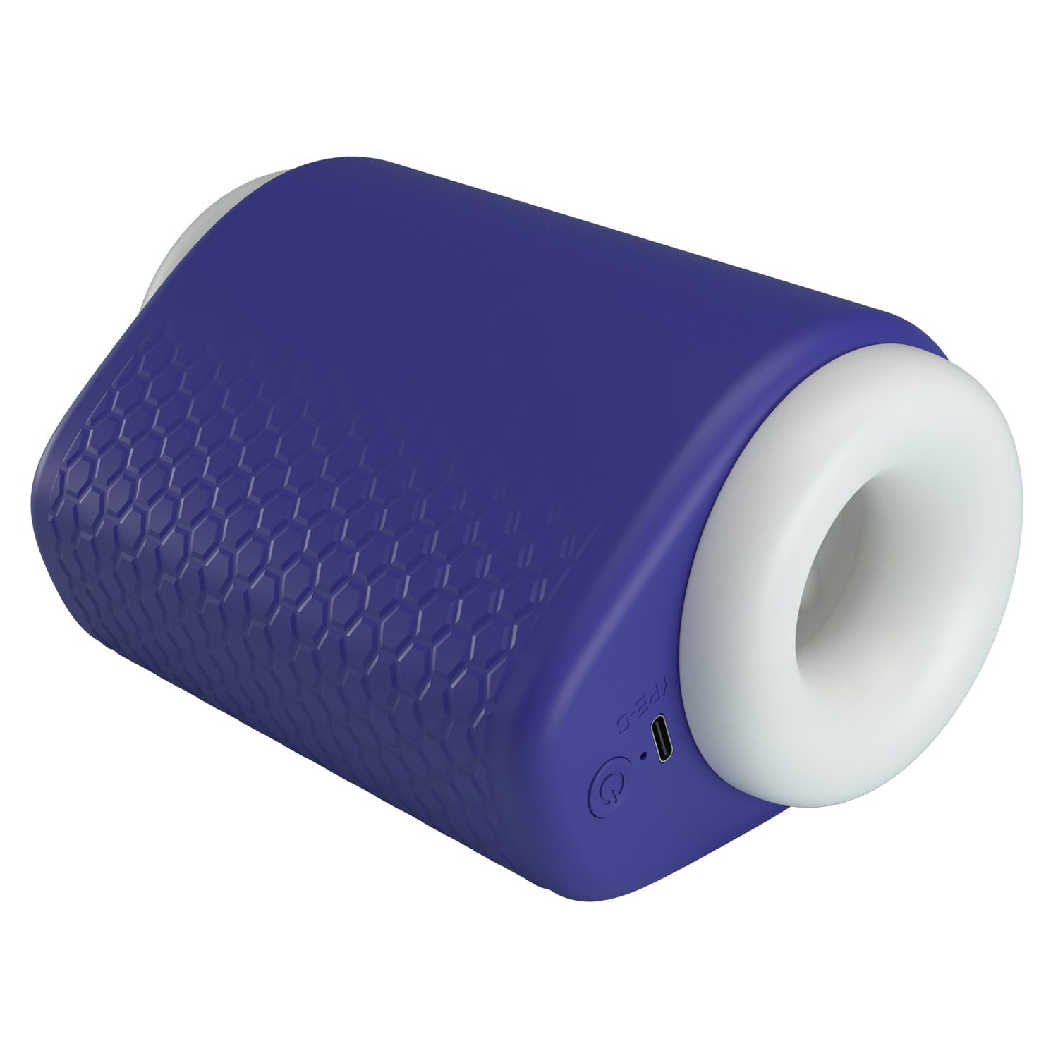 Синий автоматический вибромастурбатор Dj Lady 6