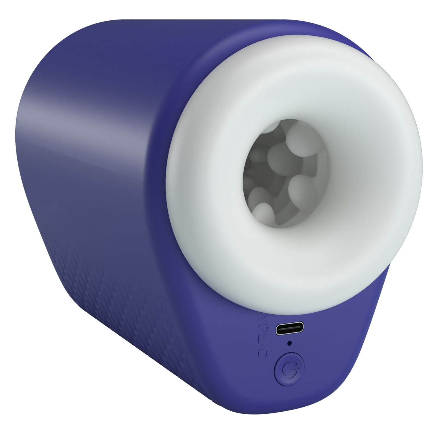 Синий автоматический вибромастурбатор Dj Lady 1