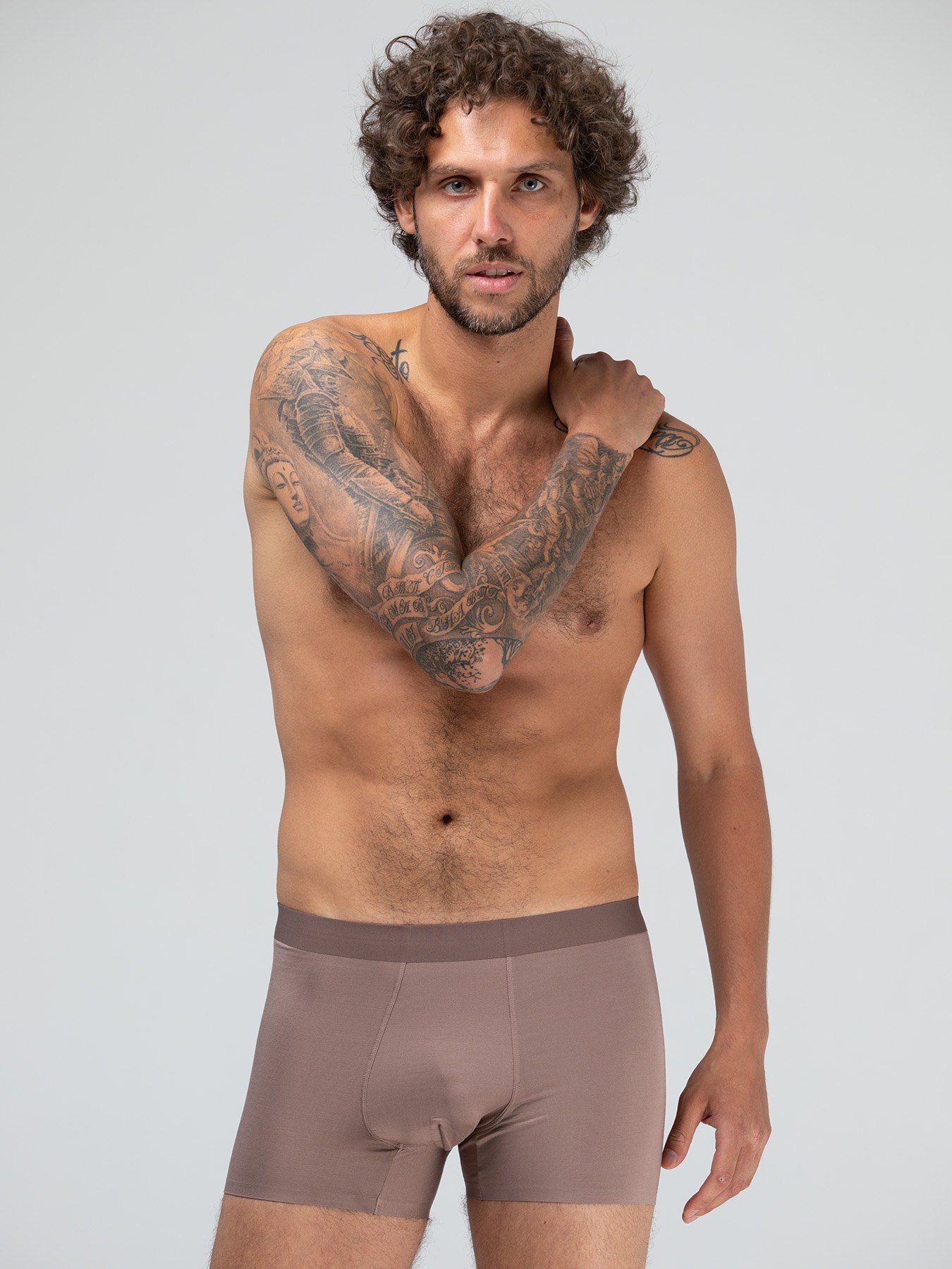 Мужские трусы-боксеры из вискозного полотна 1