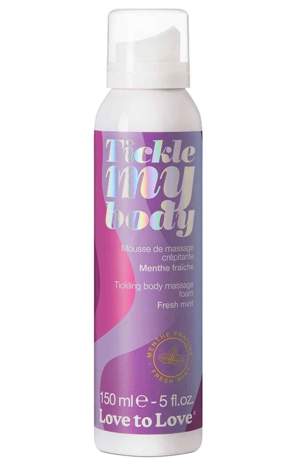 Массажная хрустящая пенка Tickle My Body Fresh Mint с ароматом мяты - 150 мл. 1