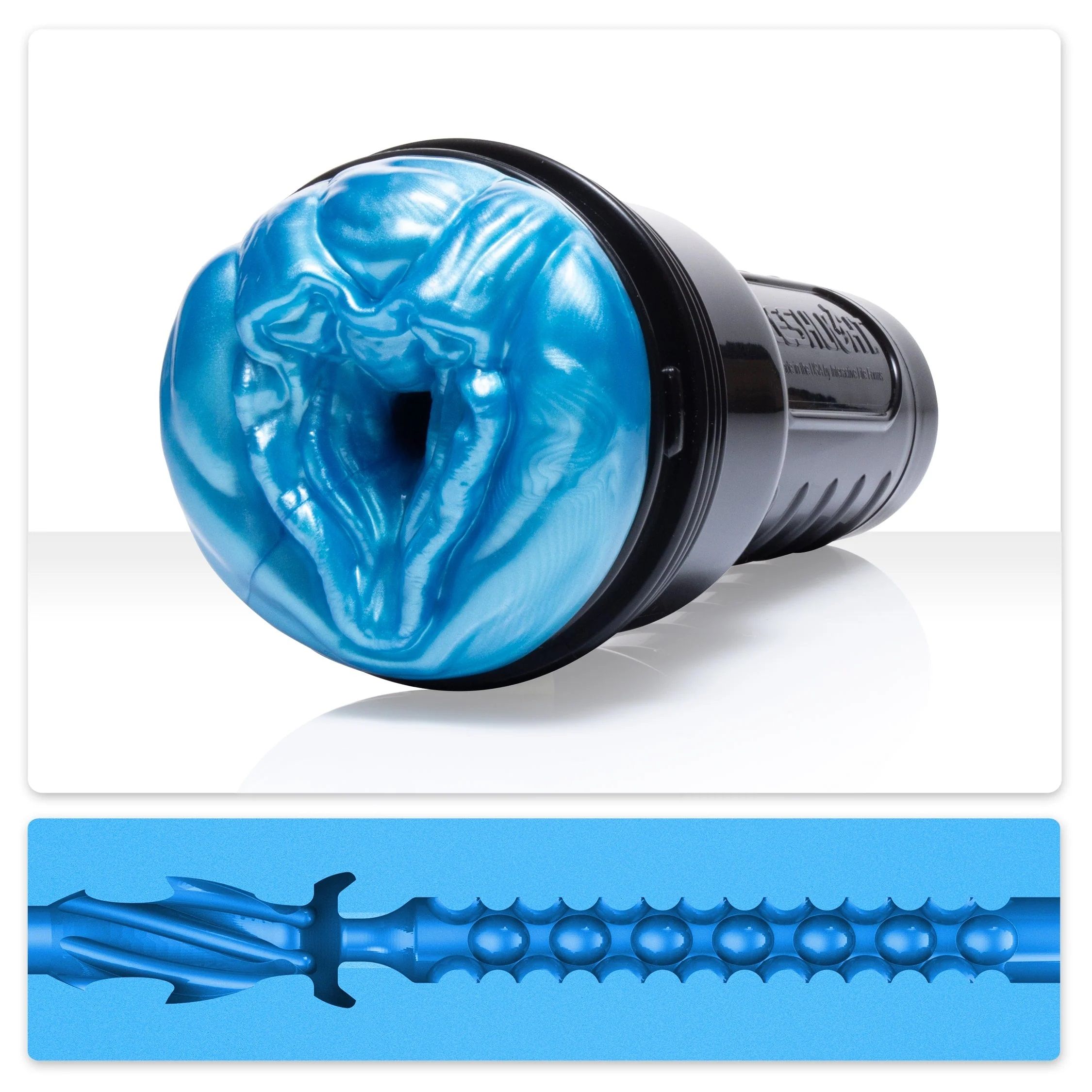 Мастурбатор-вагина Fleshlight Freaks Alien Blue Metallic 1